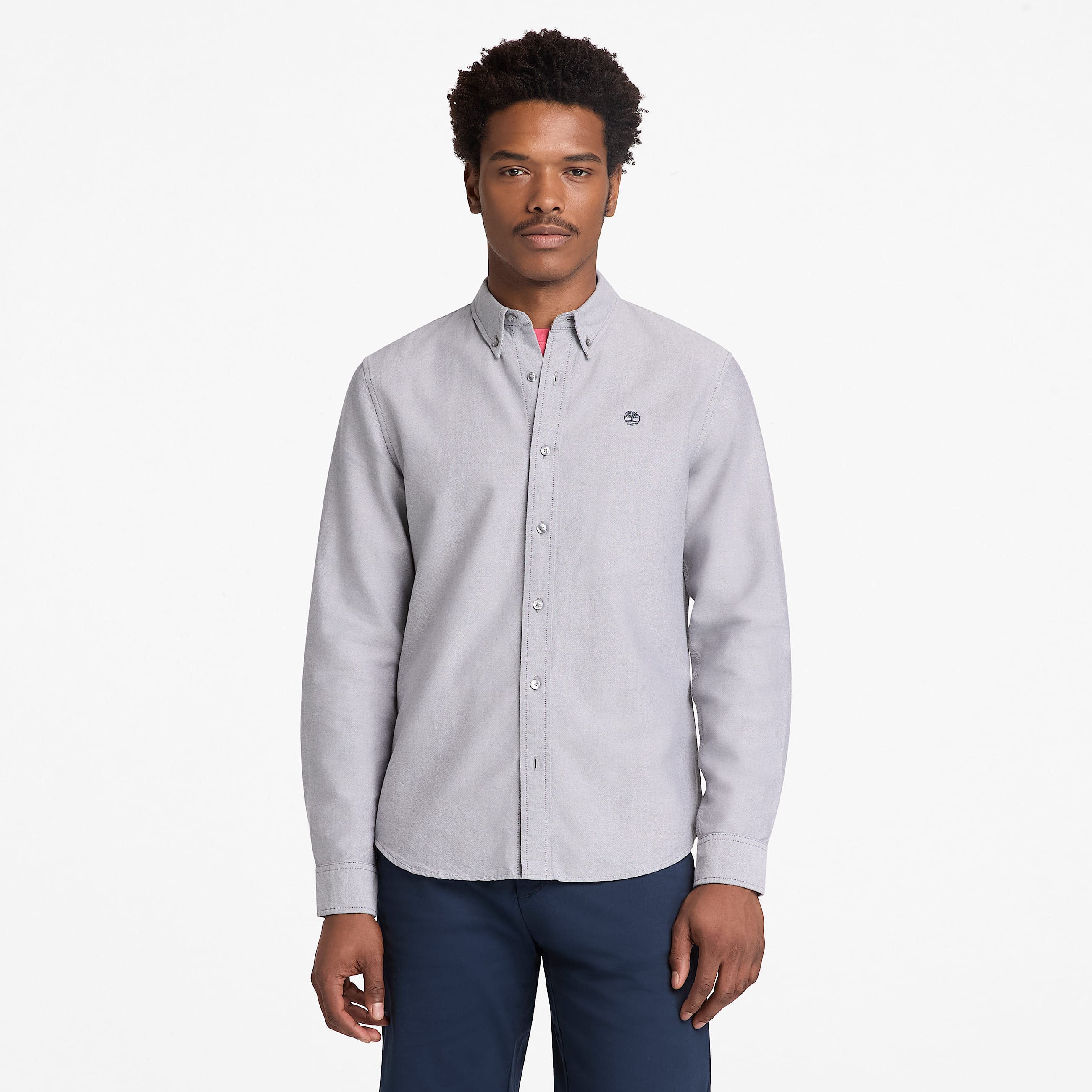 Oxfordhemd fr Herren in Schwarz TBL Schwarz ALT1