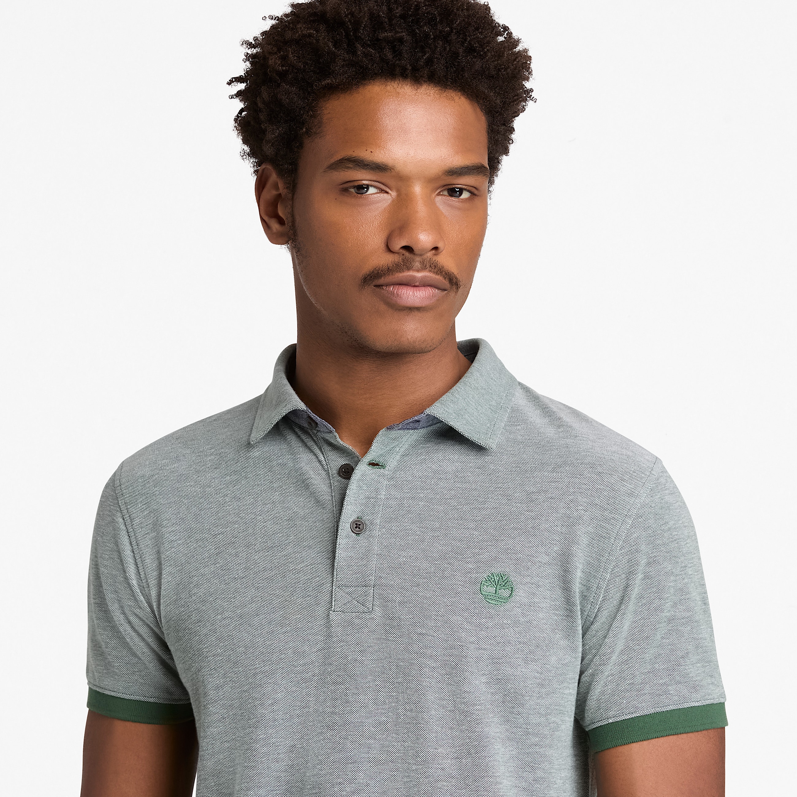 Kurzrmeliges Baboosic Brook OxfordPolohemd fr Herren in Dunkelgrn TBL Grn ALT3