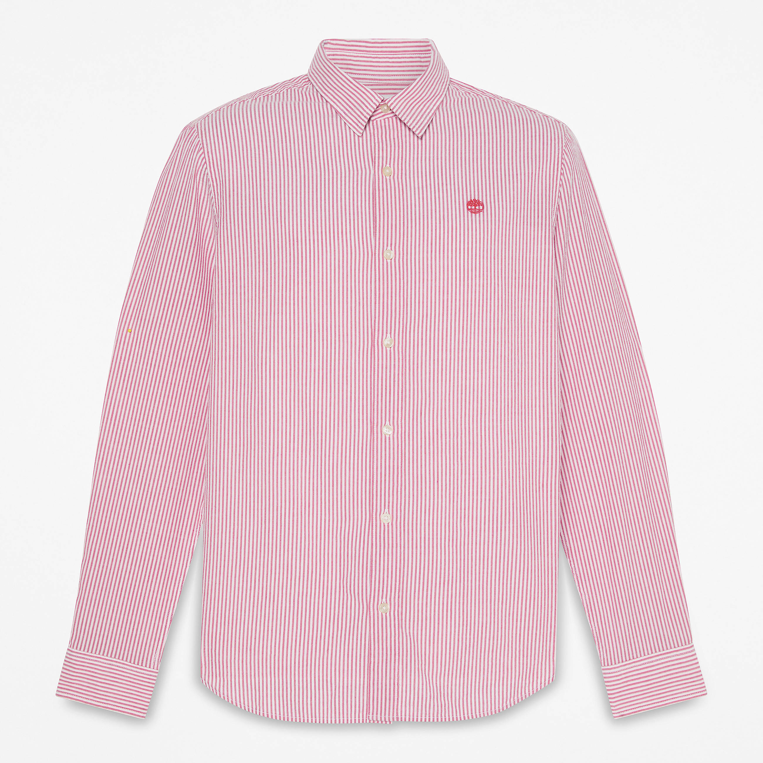 Chemise raye  manches longues en seersucker pour homme en Rouge TBL rouge HERO