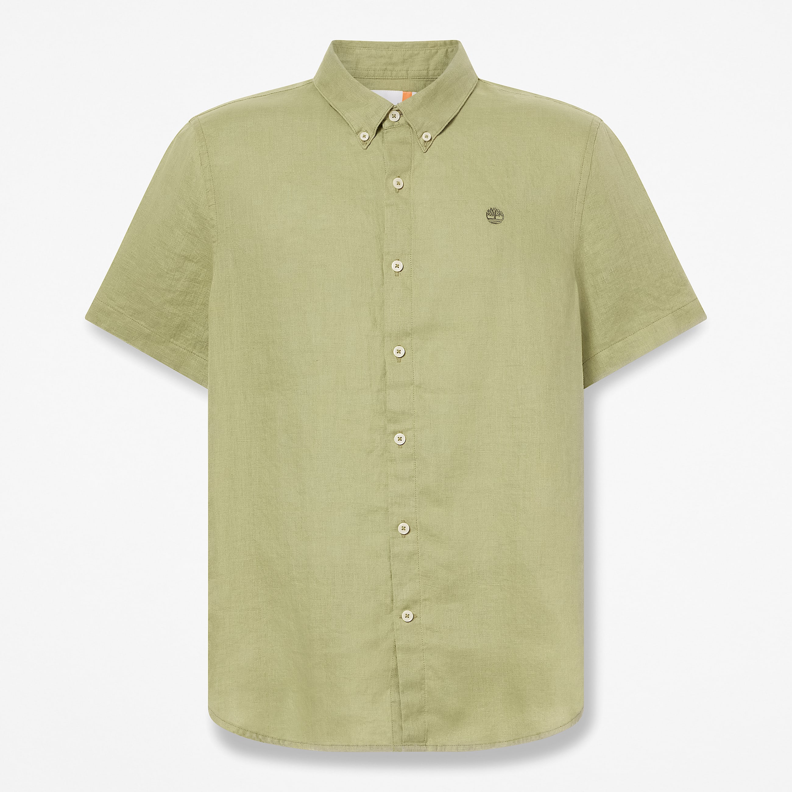 Mill Brook Linen ShortSleeve Shirt for Men in Green TBL Green HERO
