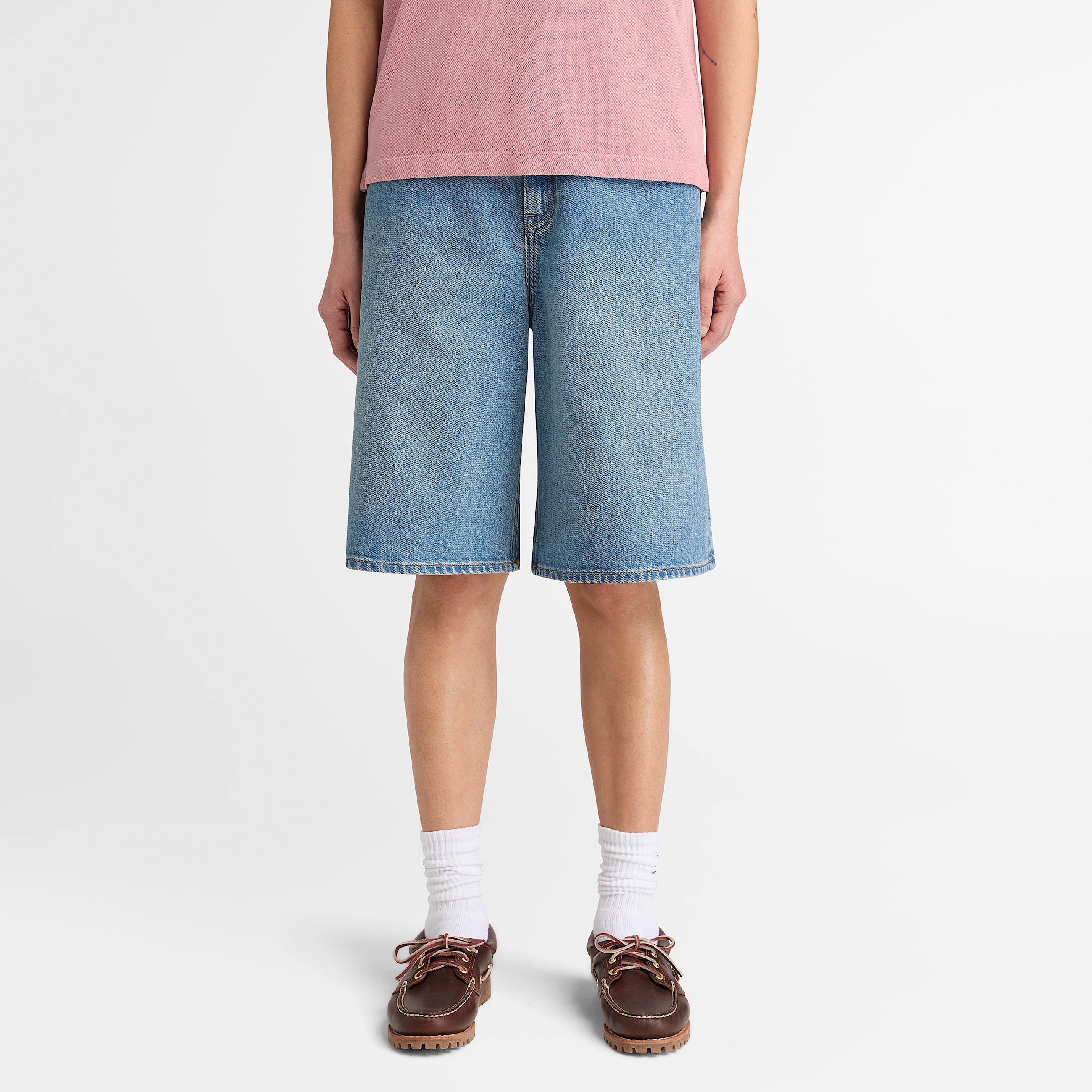 Denim Short for Women in Light Blue TBL Blue ALT1