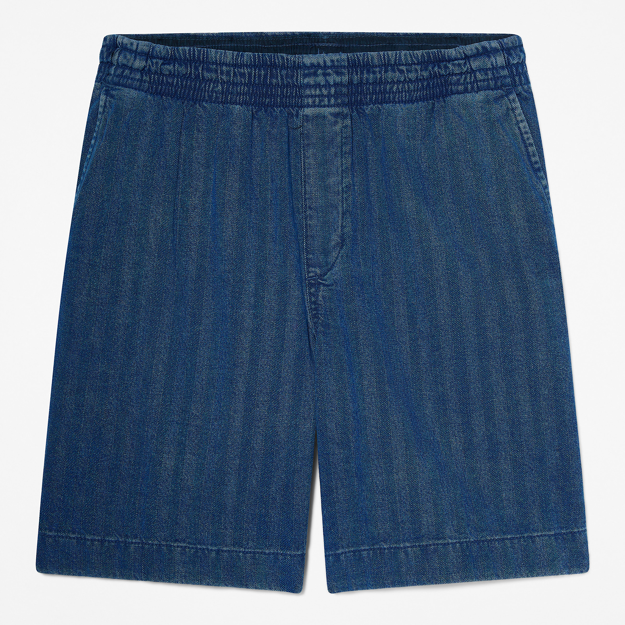 Short en denim  chevrons pour homme en bleu fonc TBL bleu HERO