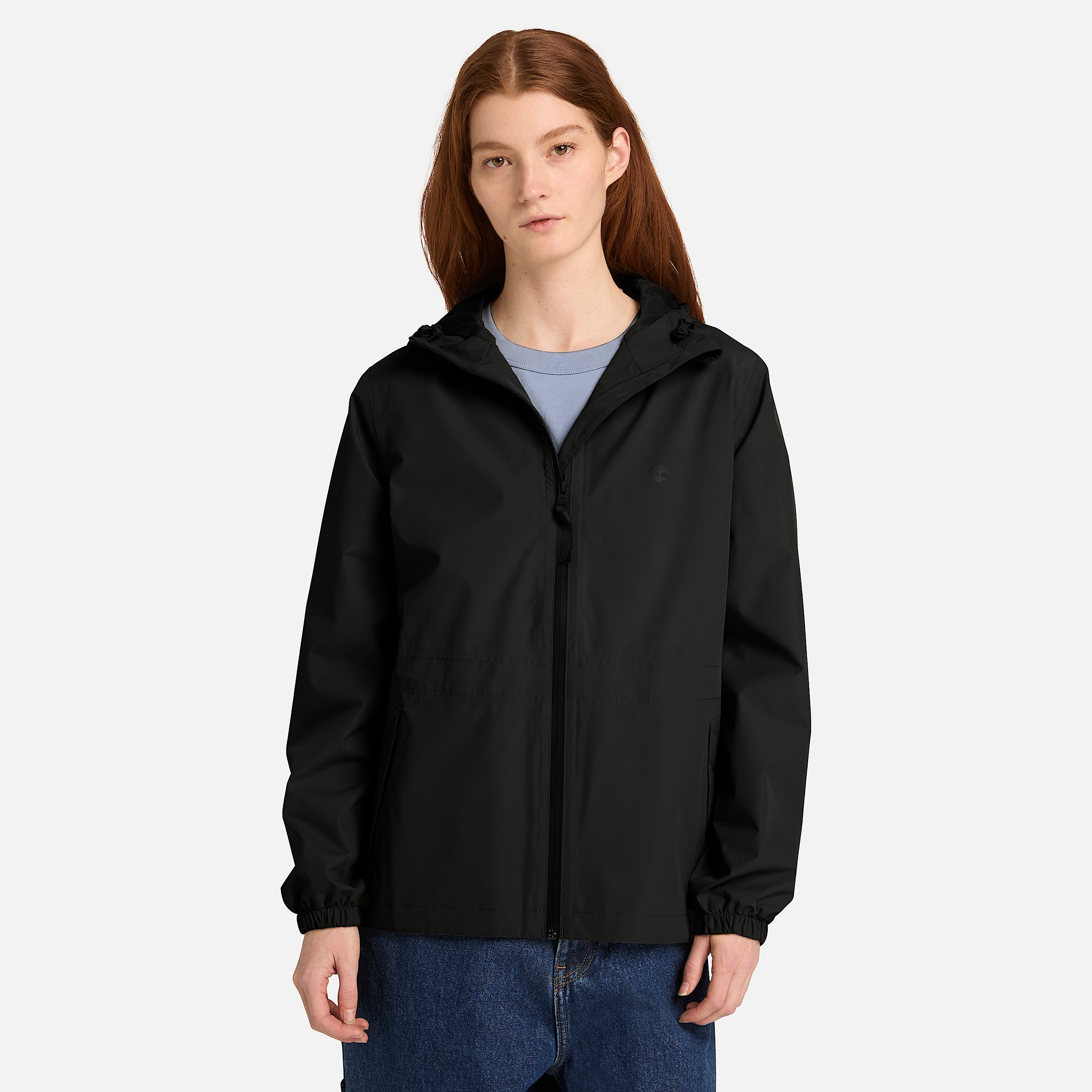 Wasserdichte Jacke fr Damen in Schwarz TBL Schwarz ALT1