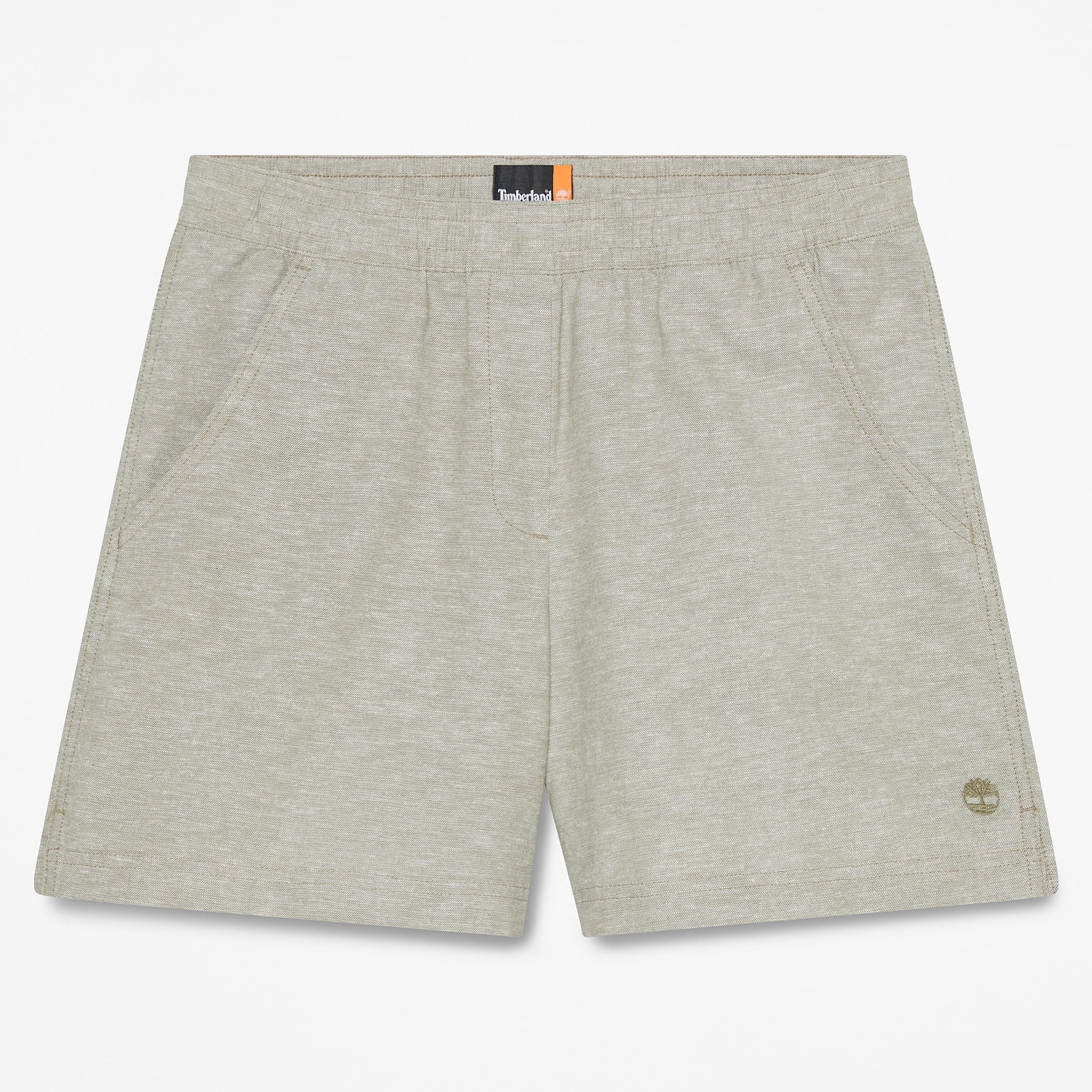 Linen Blend Short for Women in Green TBL Green HERO