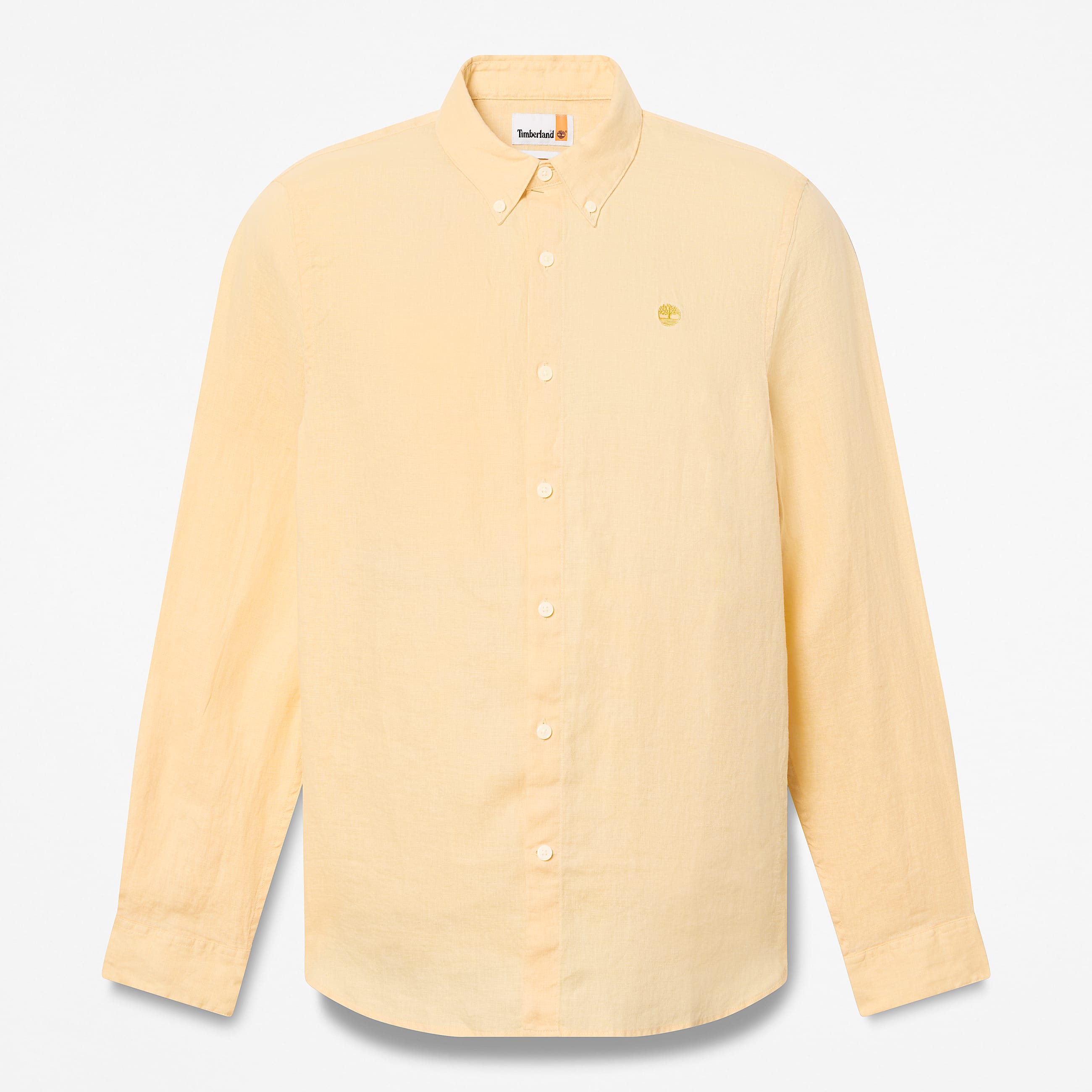 Mill Brook Linen Shirt for Men in Yellow TBL Yellow HERO