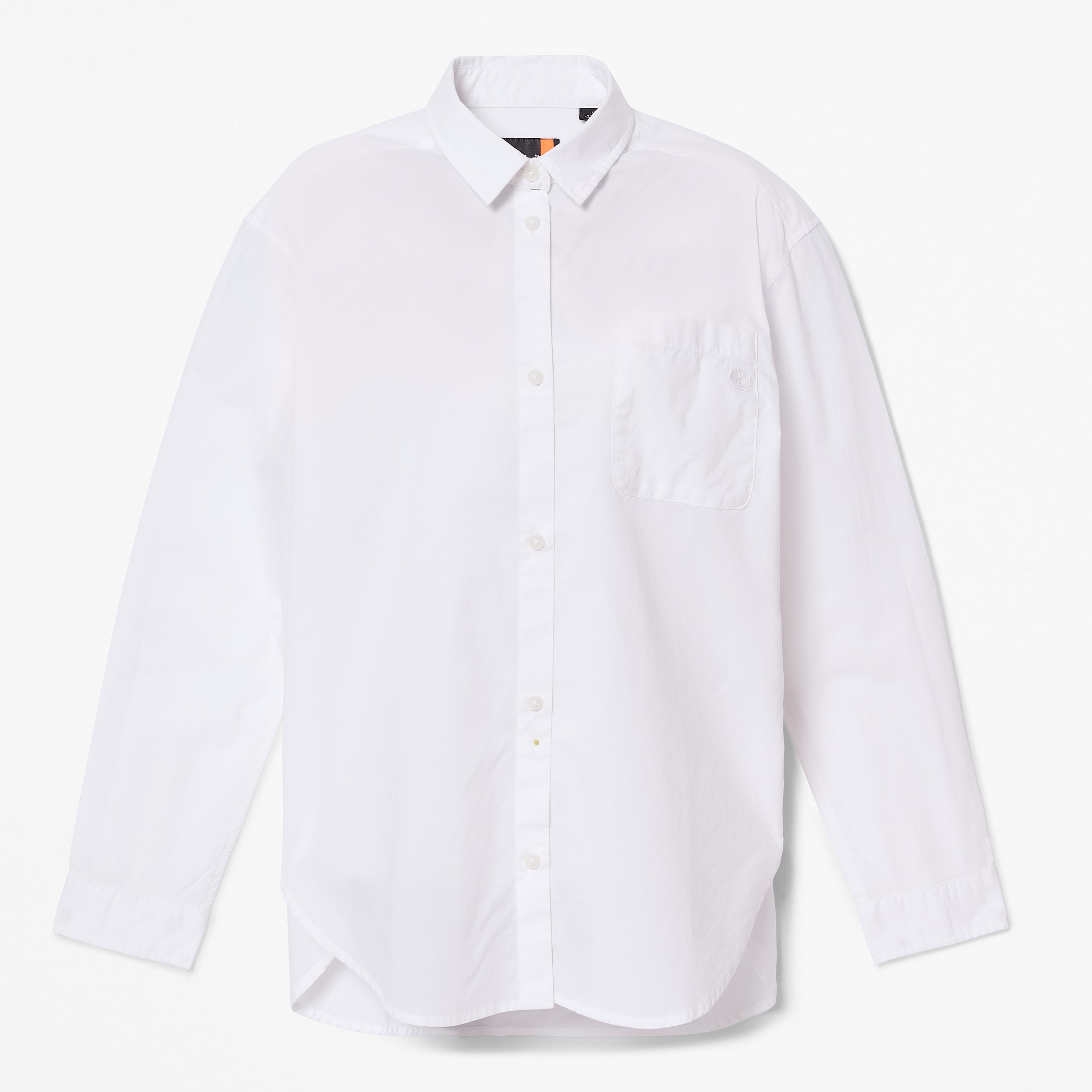 Poplin LongSleeve Shirt for Women in White TBL White HERO