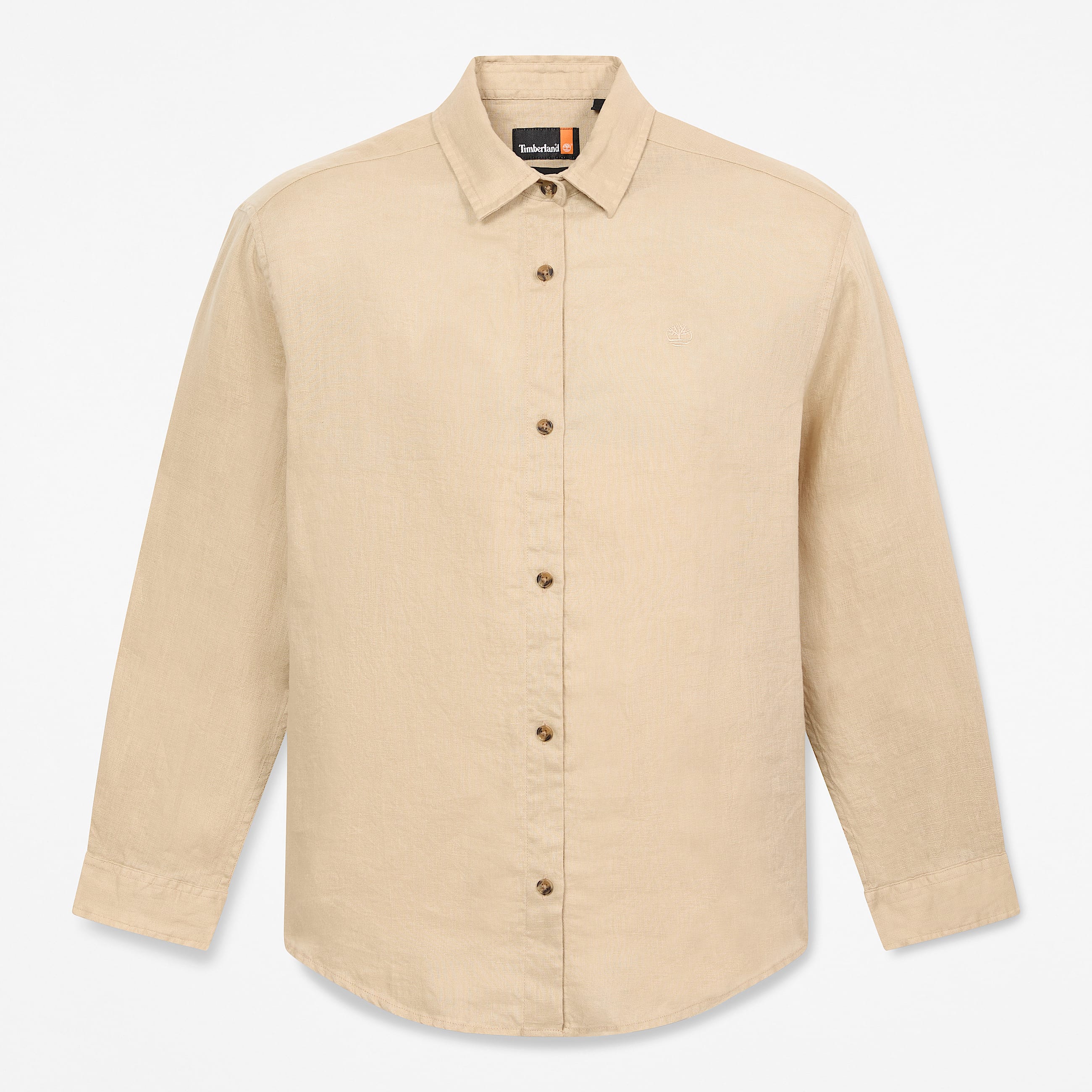 Langrmeliges Leinenhemd fr Damen in Beige TBL Beige HERO