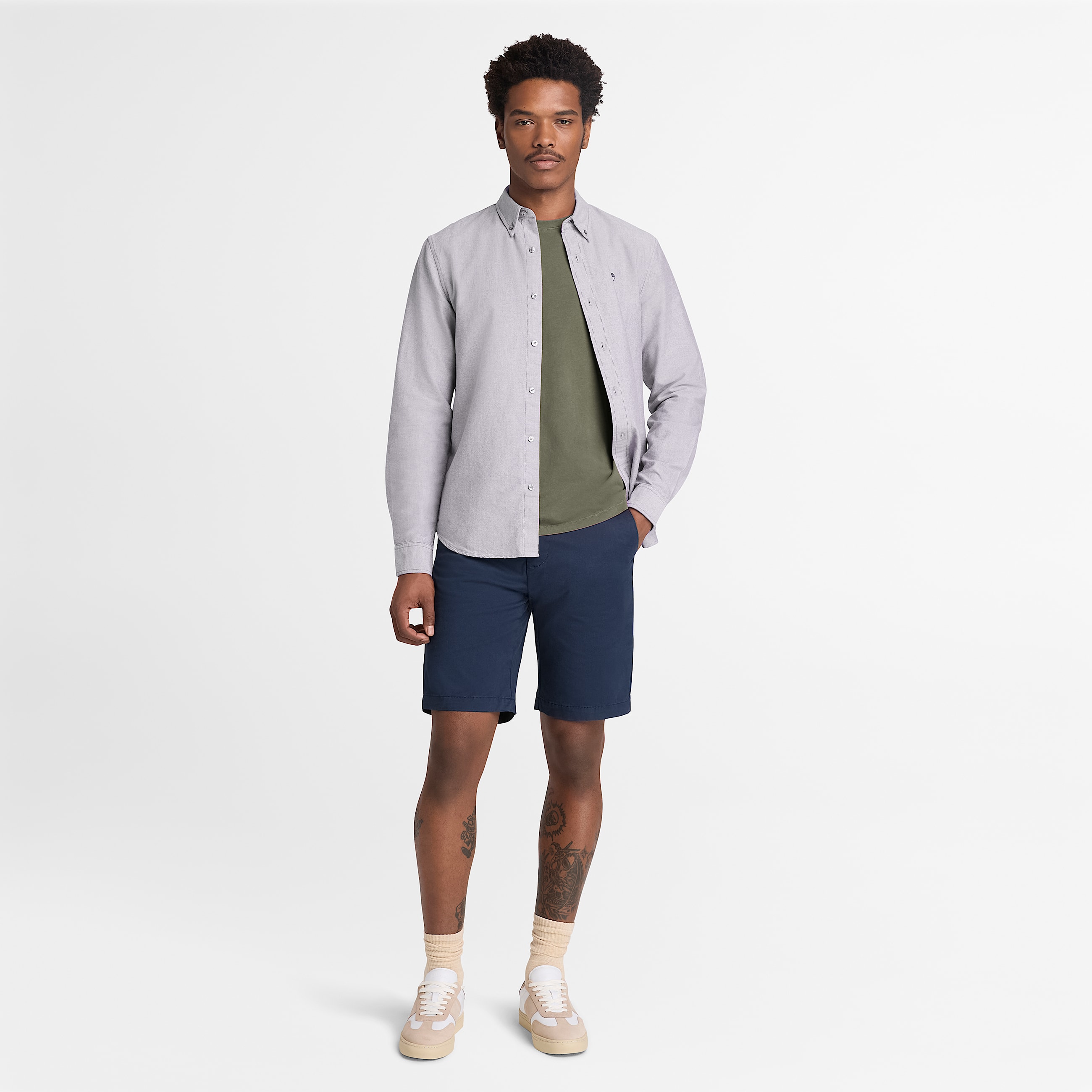 Stckgefrbtes Dunstan River TShirt fr Herren in Grn TBL Grn ALT2