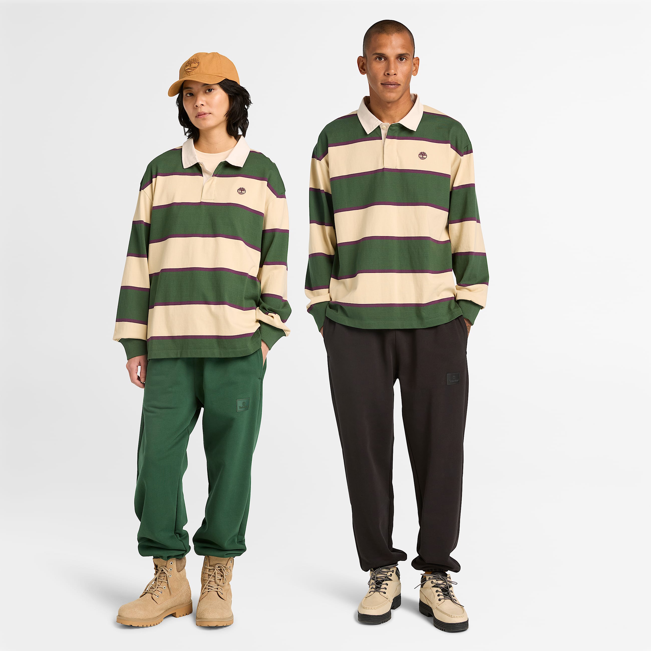 Polo de Rguebi Sem Gnero verdeescurobege TBL verde ALT1