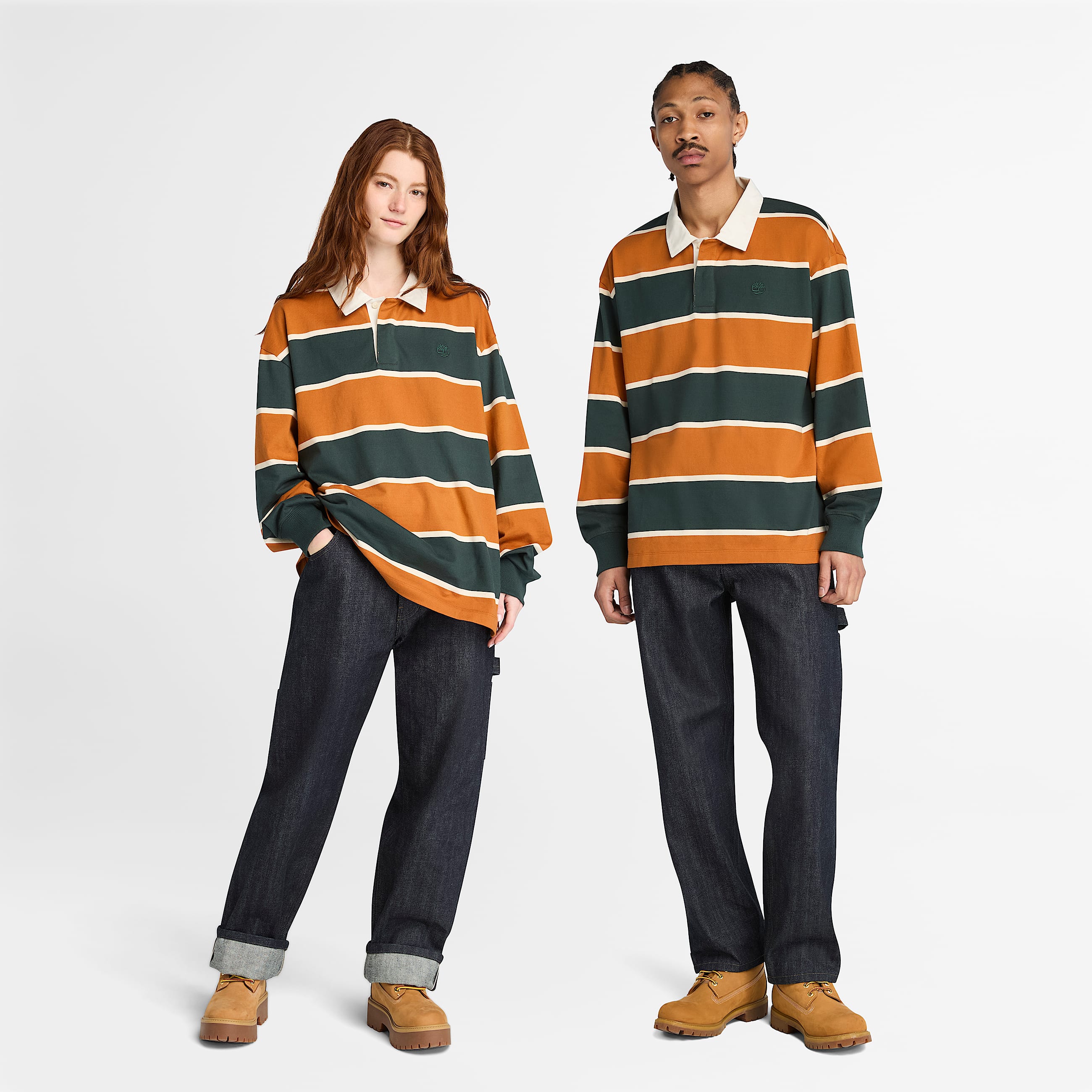 Rugby Polo Shirt in BrownDark Green TBL Brown ALT1