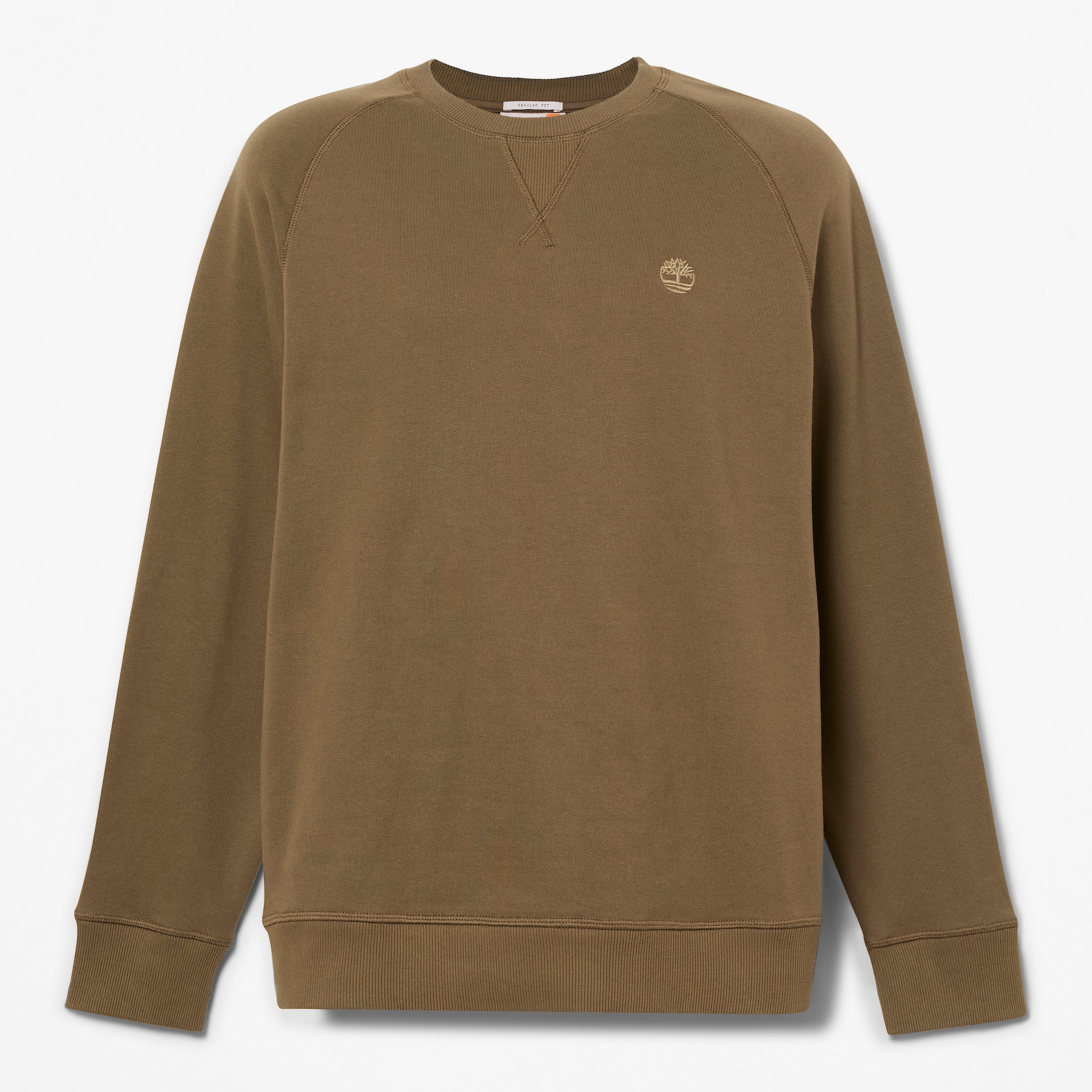 Exeter River Crewneck Sweatshirt for Men in GreenBrown TBL Green HERO