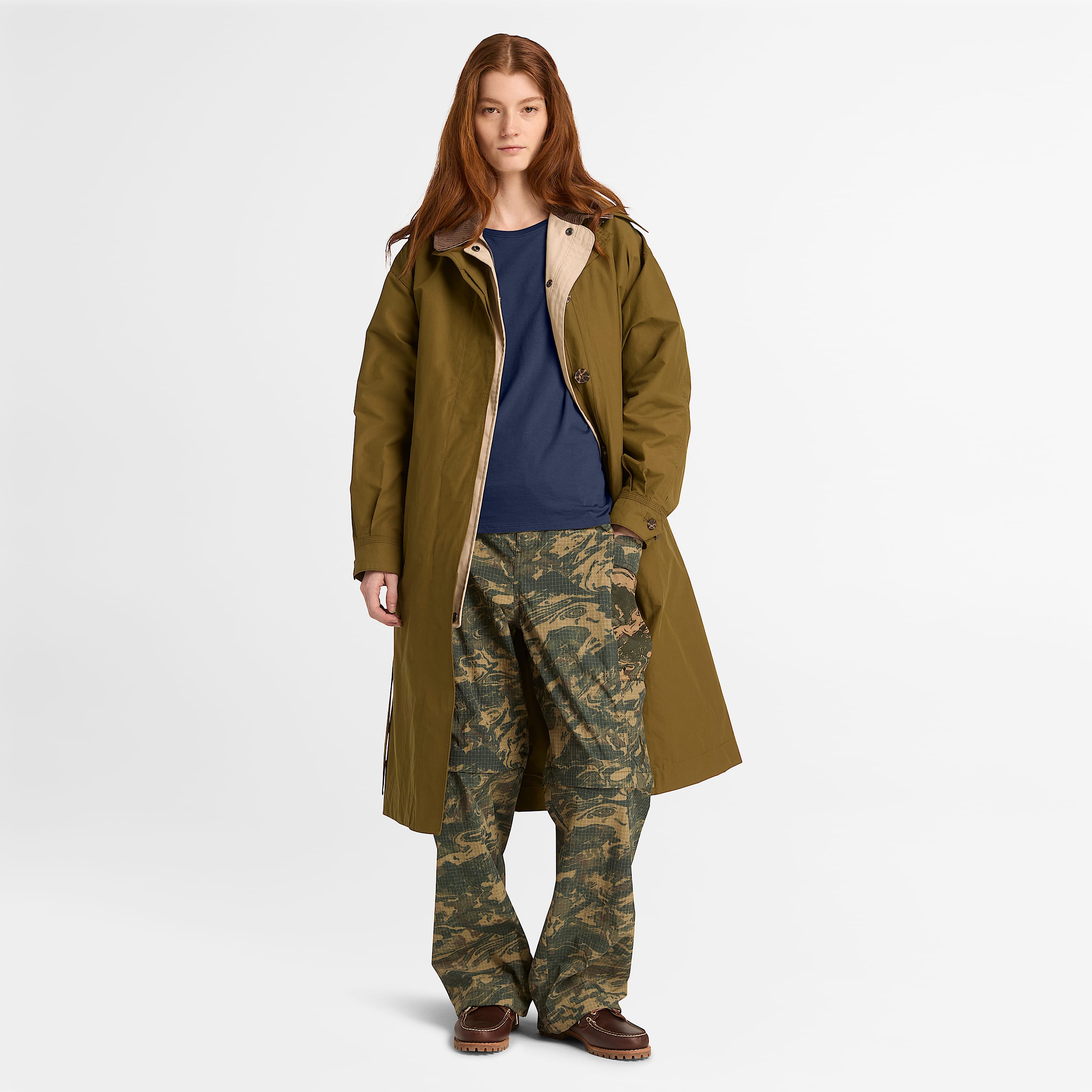 Tshirt de Manga Curta Dunstan para Mulher em azulescuro TBL azul ALT2