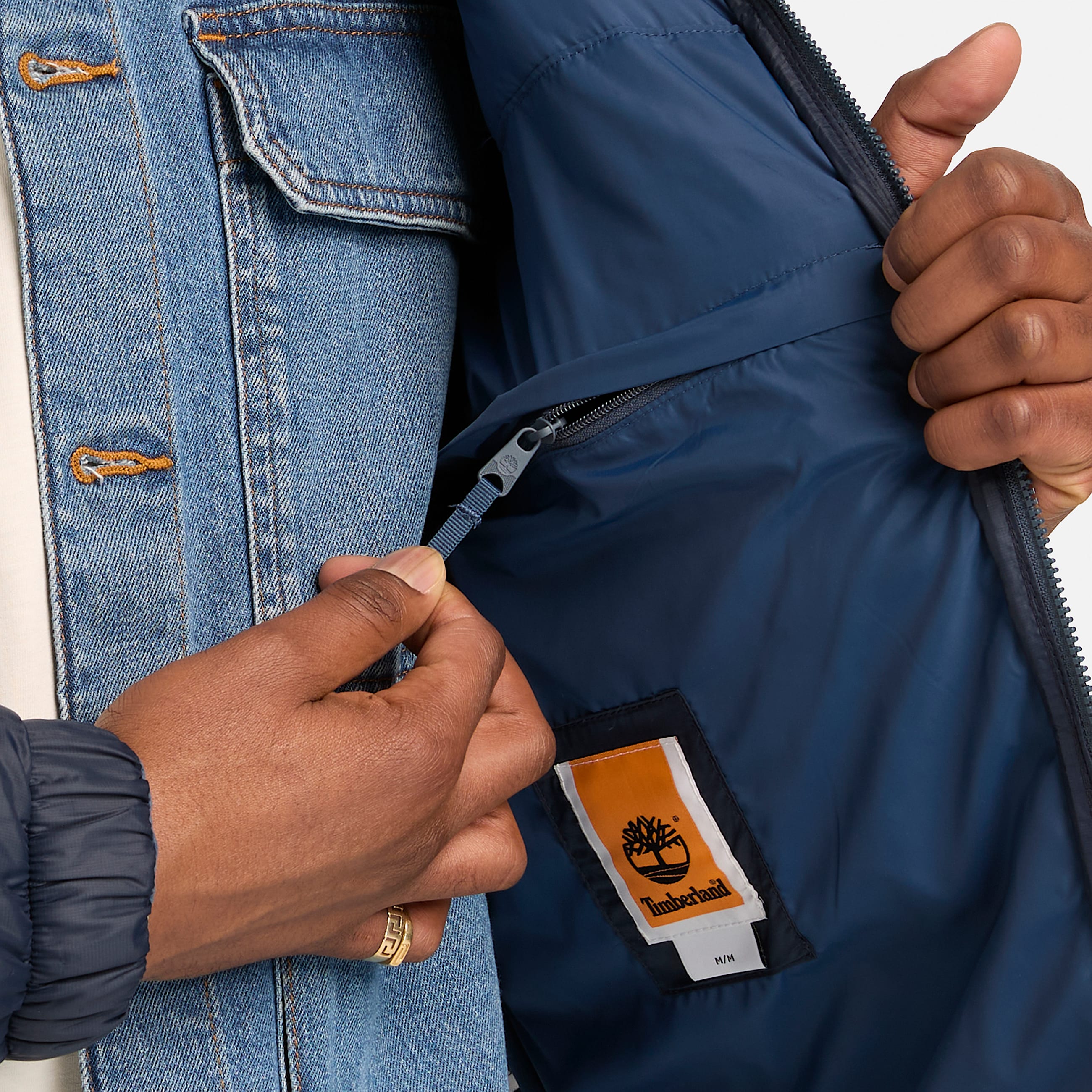 Axis Peak Durable WaterRepellent Jacket fr herr i mrkbl TBL Bl ALT3