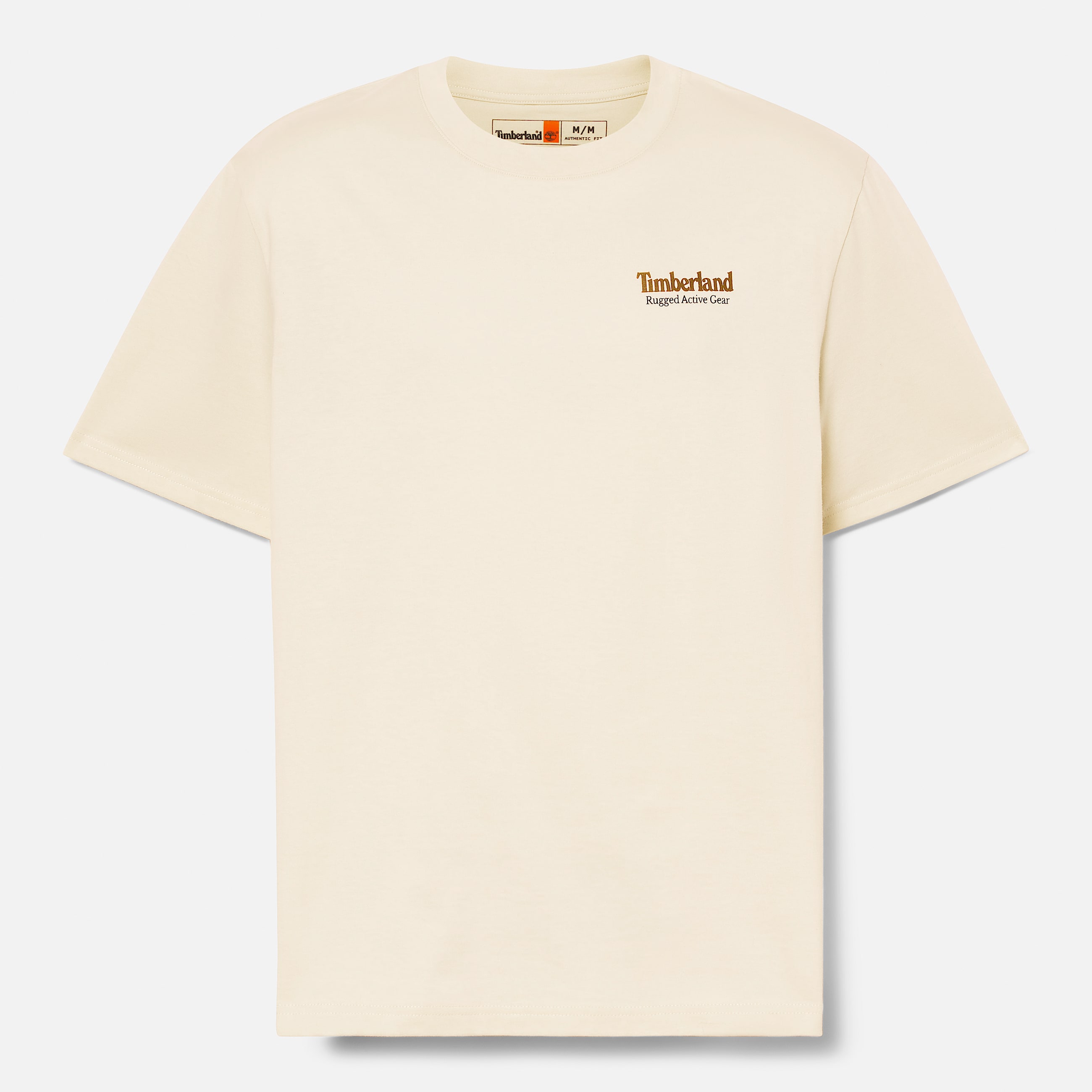 Tshirt com Grfico nas Costas Rugged Active Gear para Homem em begeverdescuro TBL bege HERO