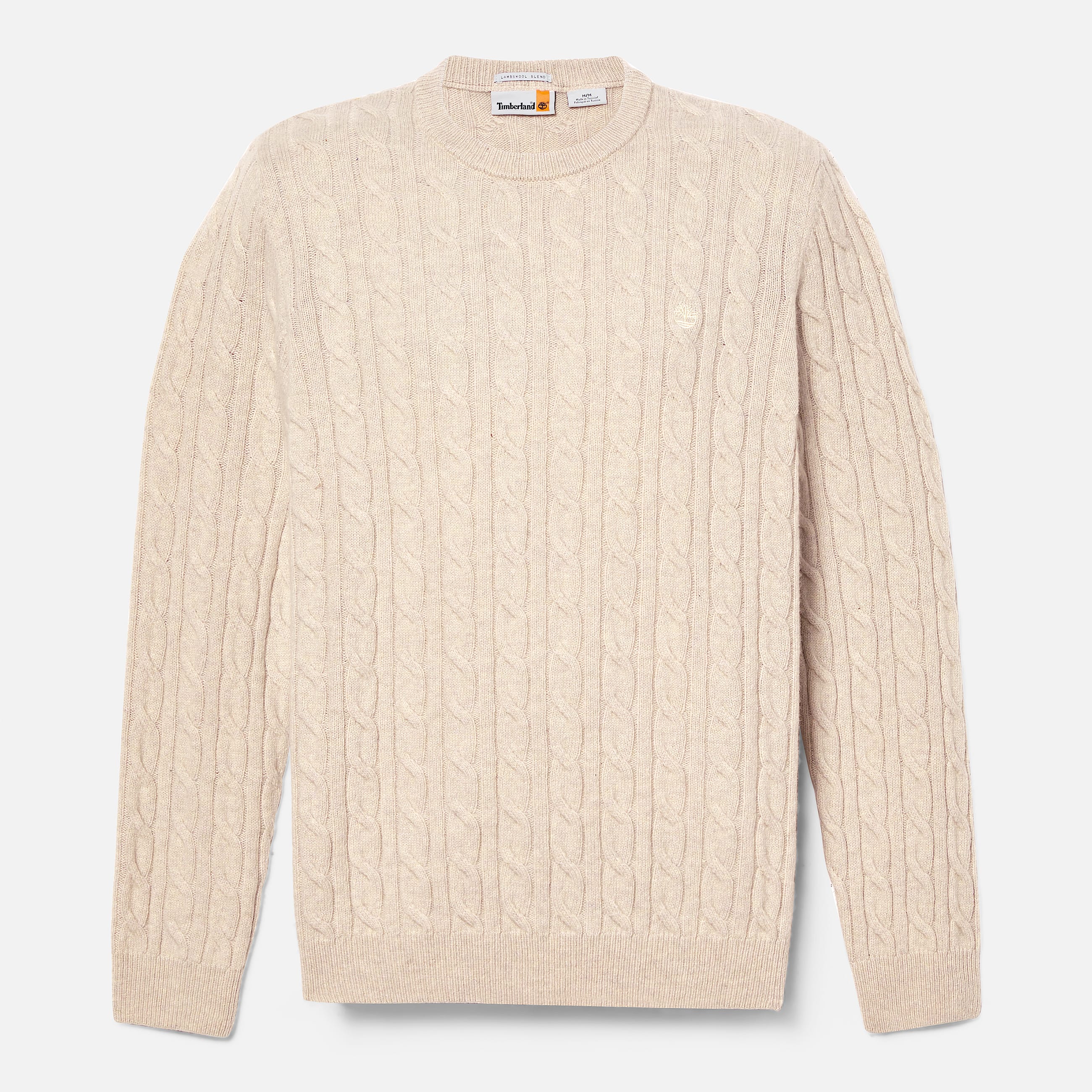 Maglione Girocollo a Trecce Phillips Brook da Uomo in beige TBL beige HERO