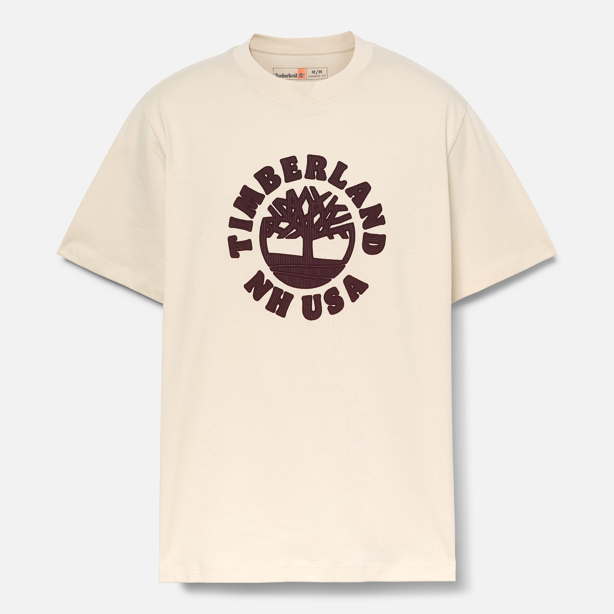 Tshirt de Manga Curta com Grfico  Frente Holiday para Homem em bege TBL bege HERO