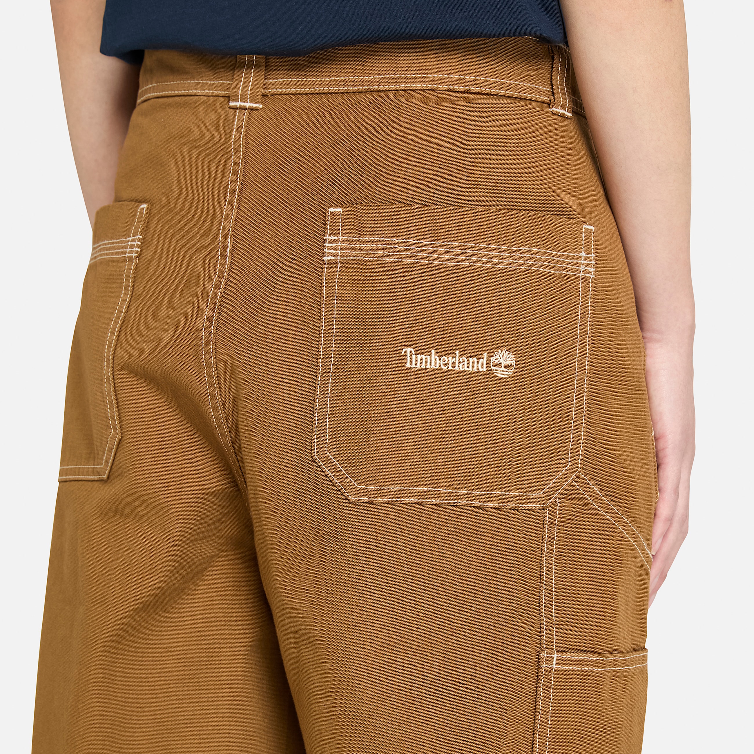 All Gender CarpenterHose in WashedOptik aus EntenCanvas in Gelb TBL Gelb ALT4