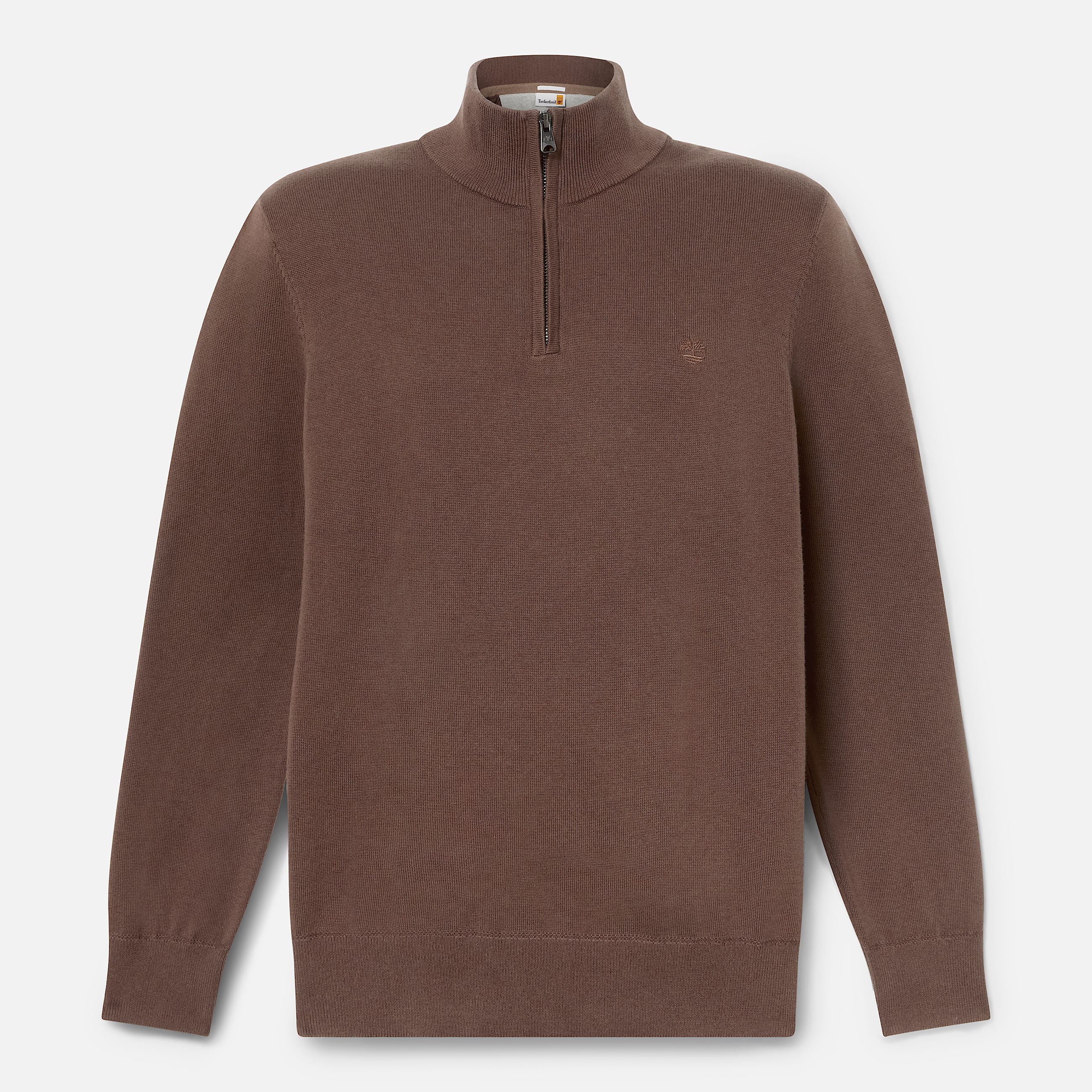Williams River QuarterZip Jumper for Men in Brown TBL Brown HERO