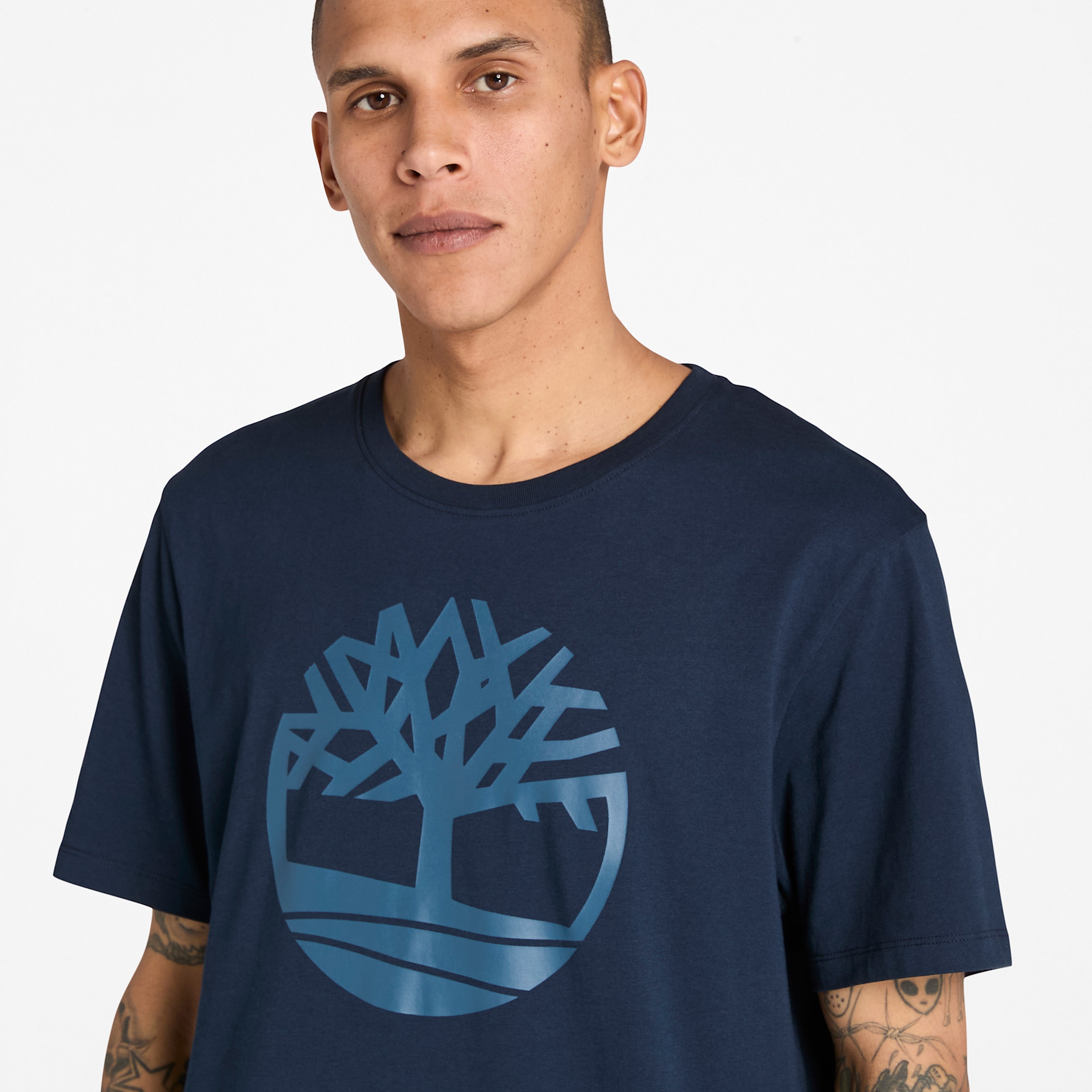 Kennebec River KurzarmTShirt mit Baumlogo fr Herren in Dunkelblau TBL Blau ALT3