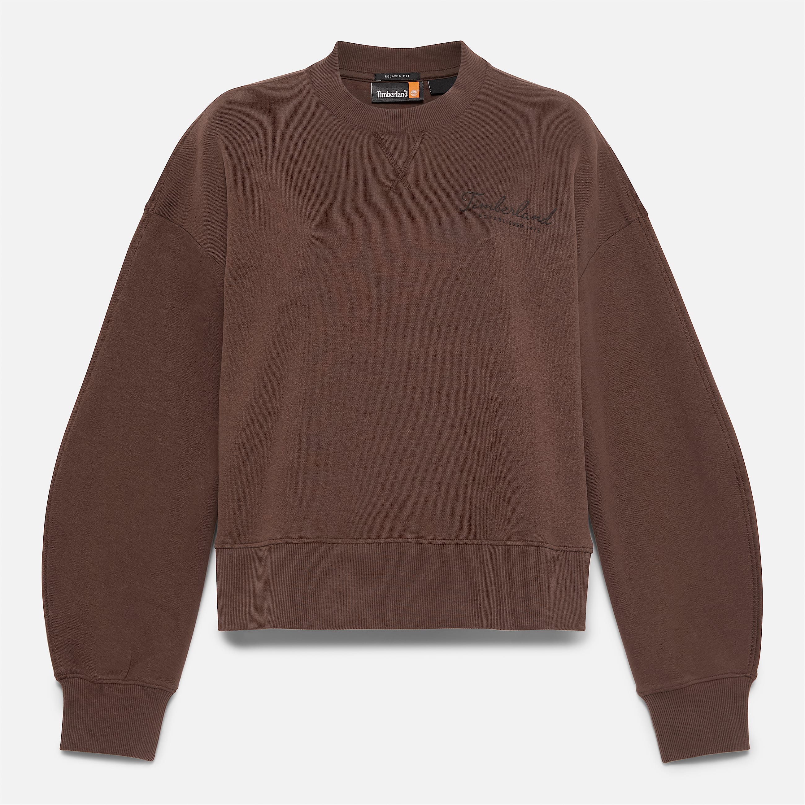 Felpa Girocollo Lush Comfort da Donna in marrone TBL marrone HERO