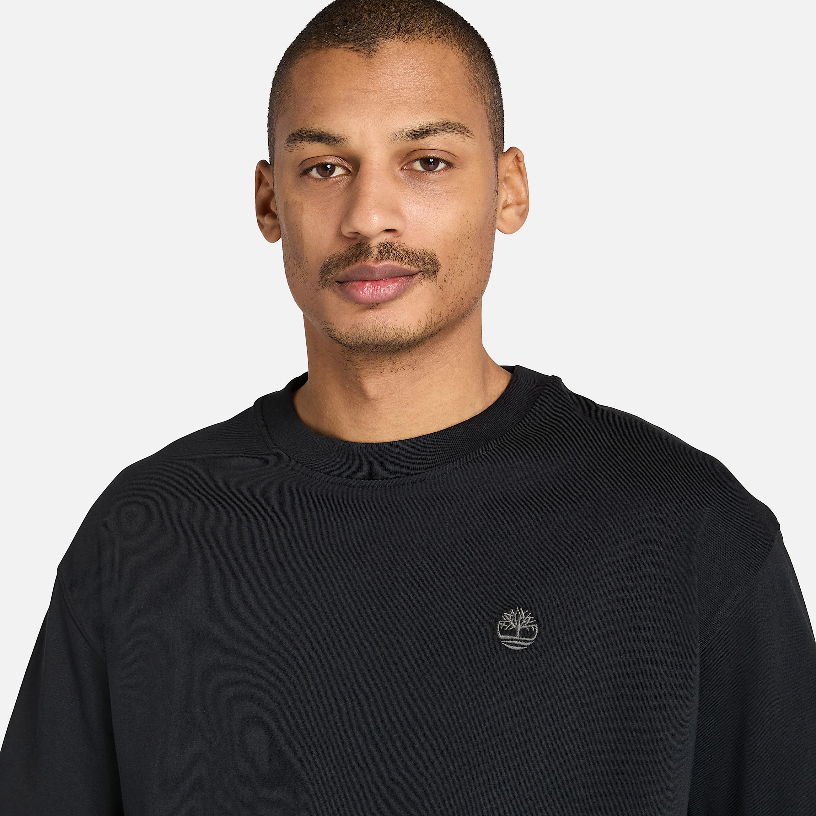 Tshirt de Manga Curta Dunstan River para Homem em preto TBL preto ALT3