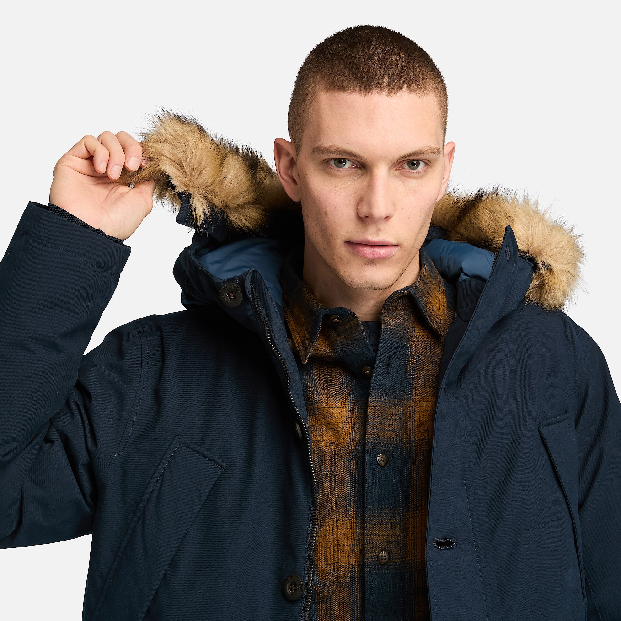 Parka Impermeabile Scar Ridge da Uomo in blu scuro TBL blu ALT4
