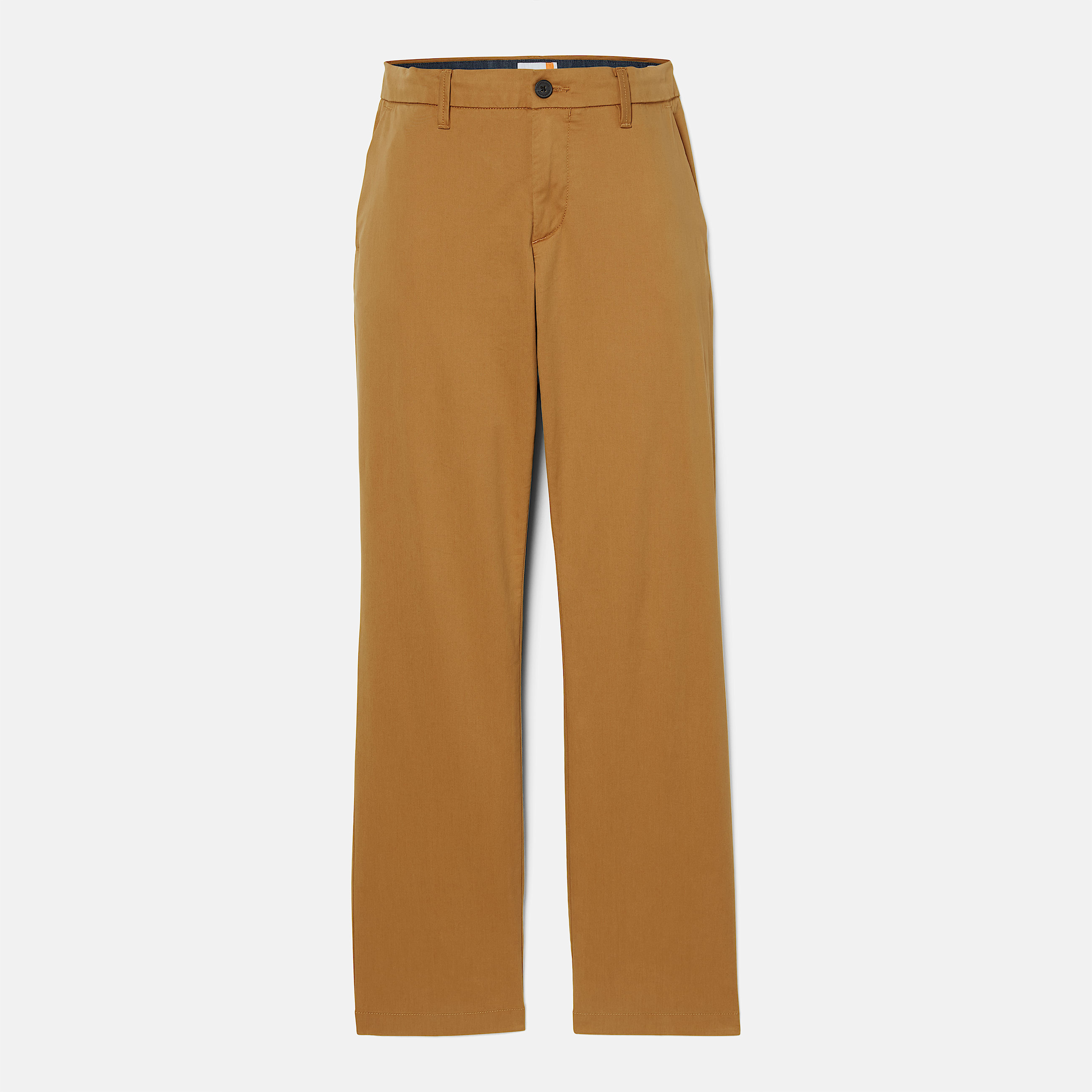Calas Chino em Sarja de Corte Direito Claremont para Homem em amareloescuro TBL amarelo HERO