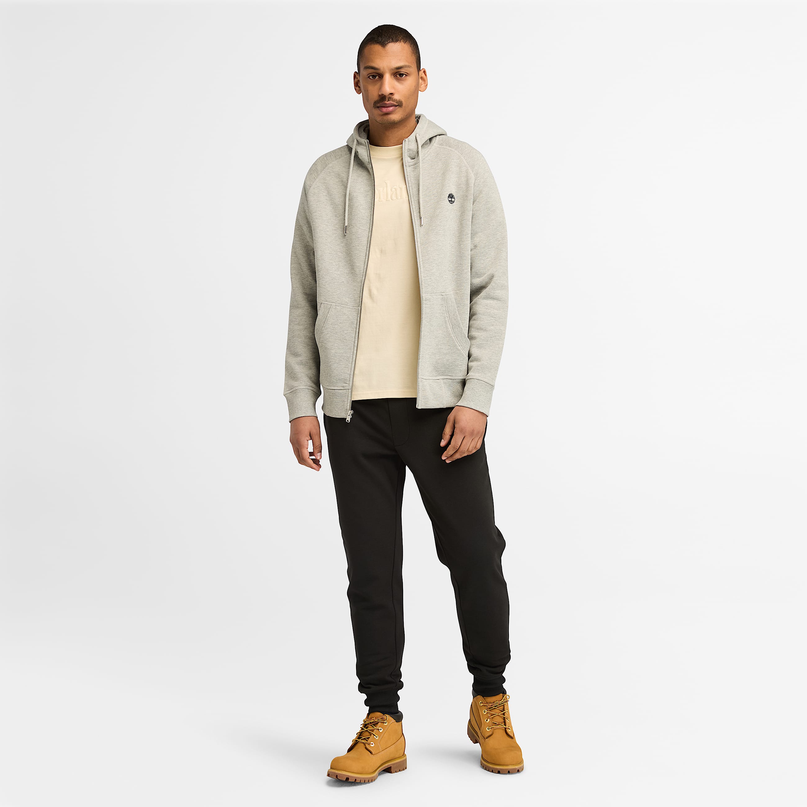 Calas de Treino Escovadas Exeter River para Homem em preto TBL preto ALT2