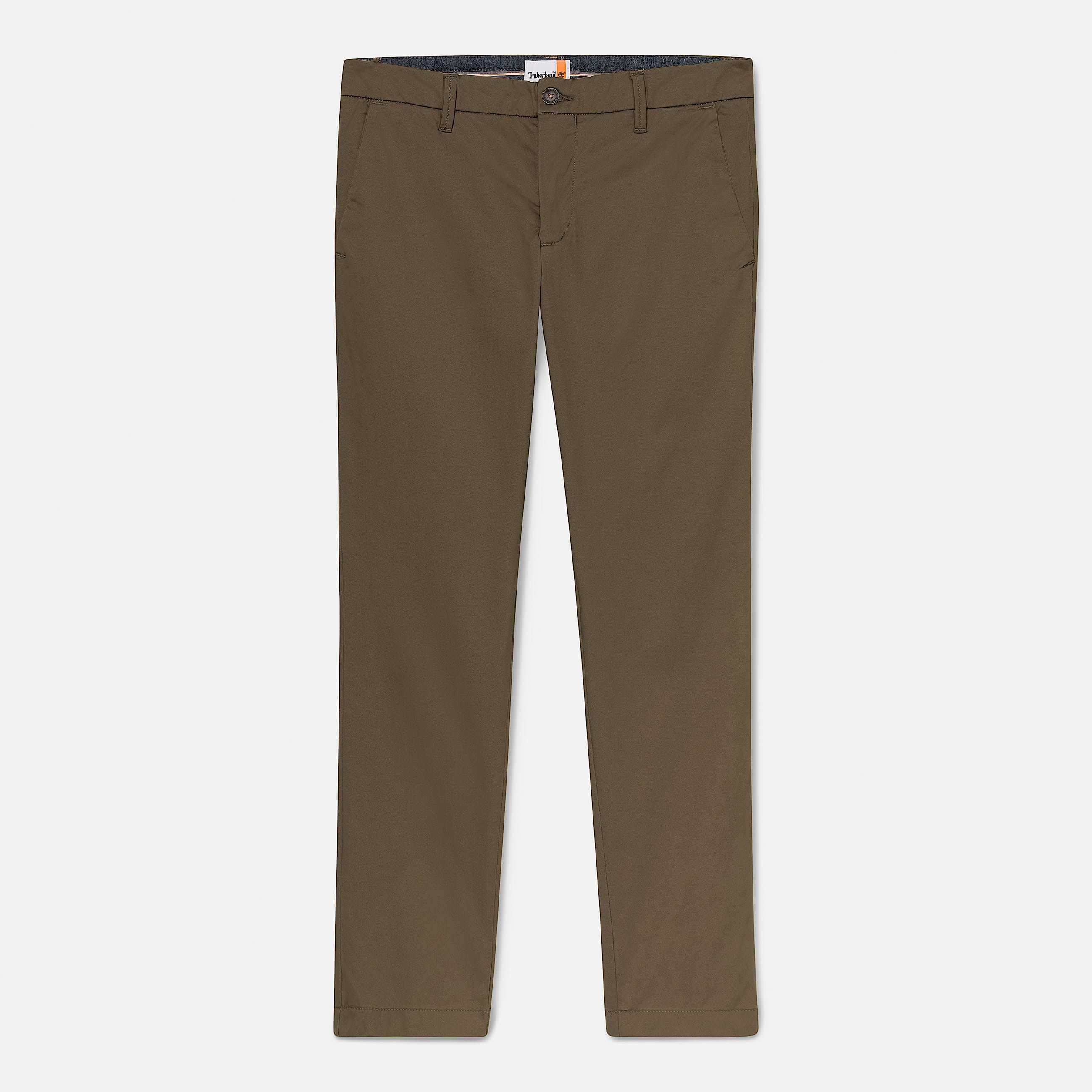 Calas Chino em Sarja Justas Claremont para Homem em verde TBL verde HERO