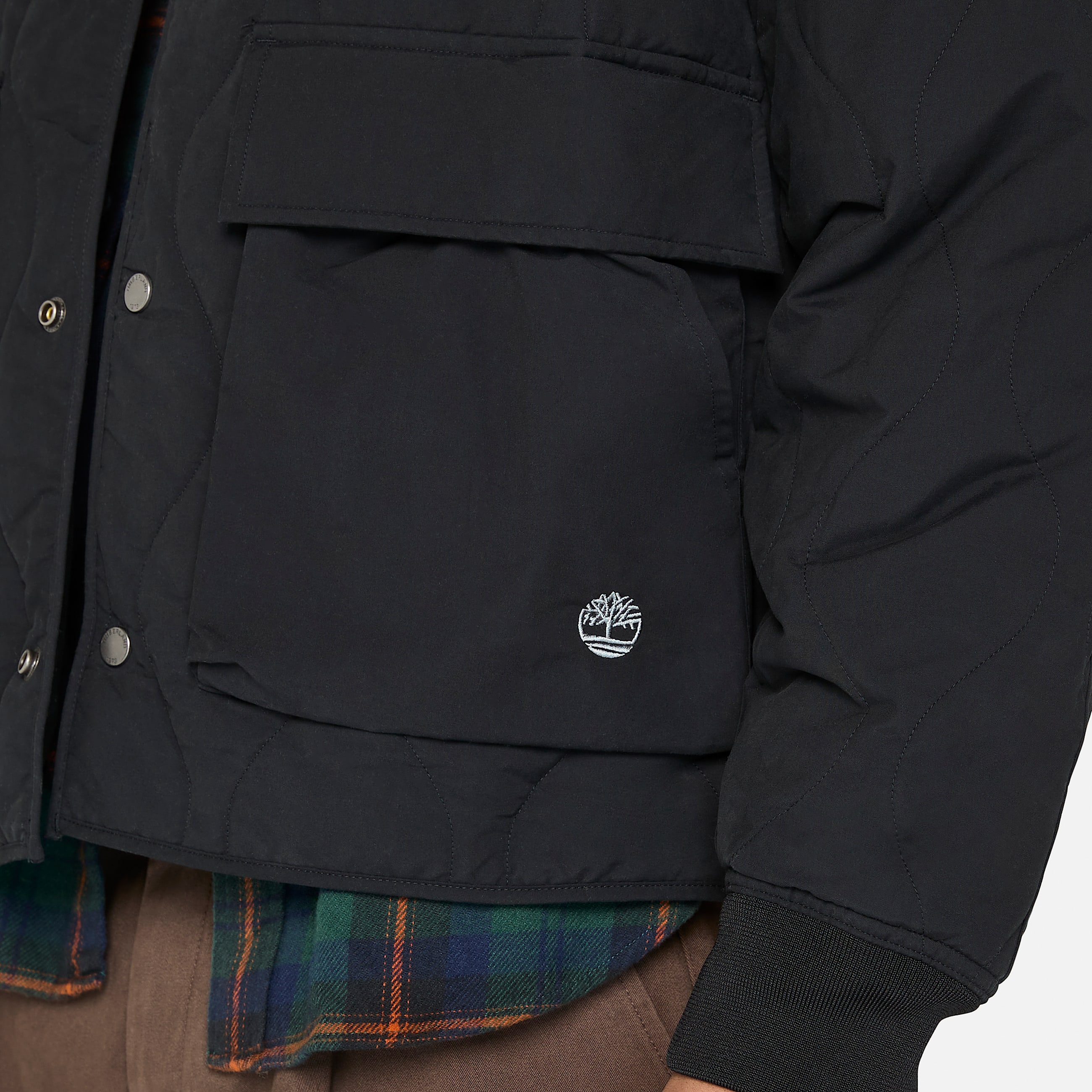 Quilted Jacket for Men in Black TBL Black ALT4