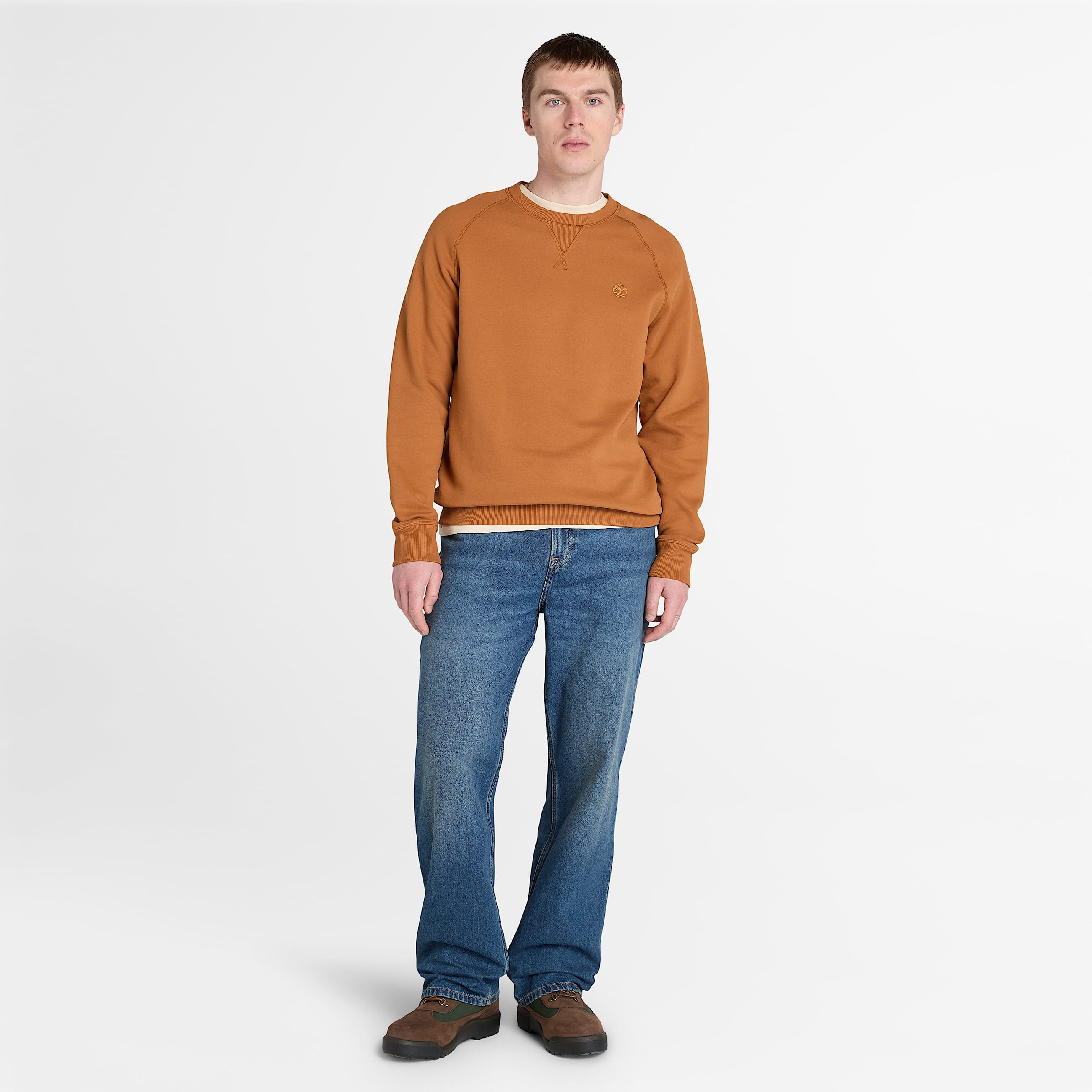 Broderede Sandown denimbukser til mnd i bl TBL Bl ALT2