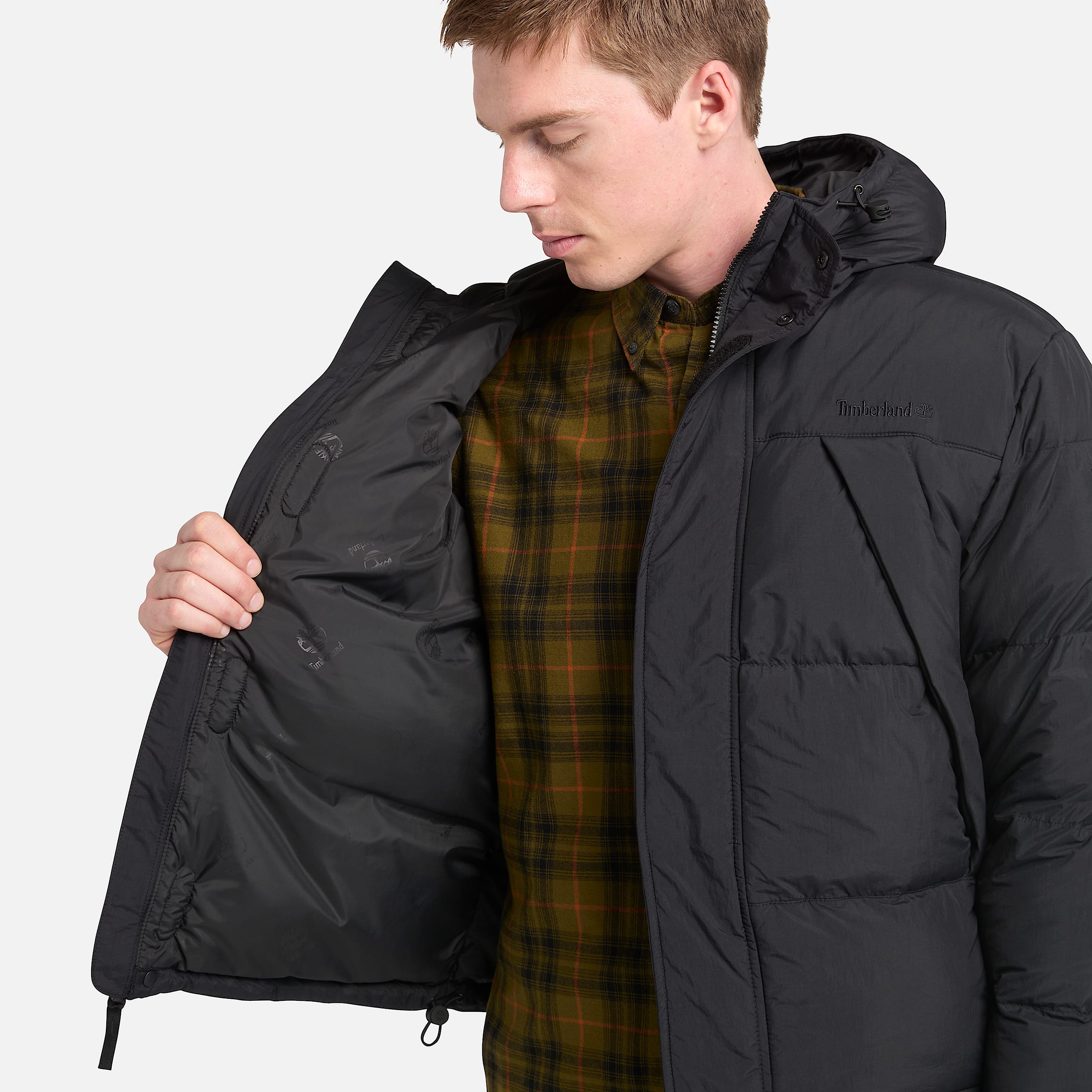 Casaco Acolchoado Hidrorrepelente Duradouro para Homem em preto TBL preto ALT4