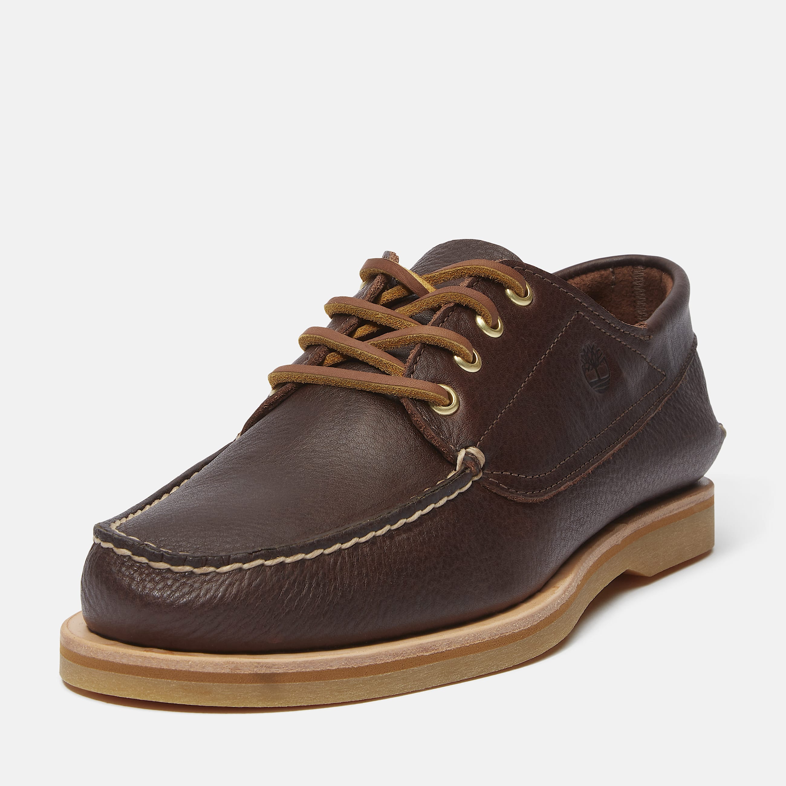 Sapato de Vela Artesanal para Homem em castanhoescuro TBL castanho ALT4