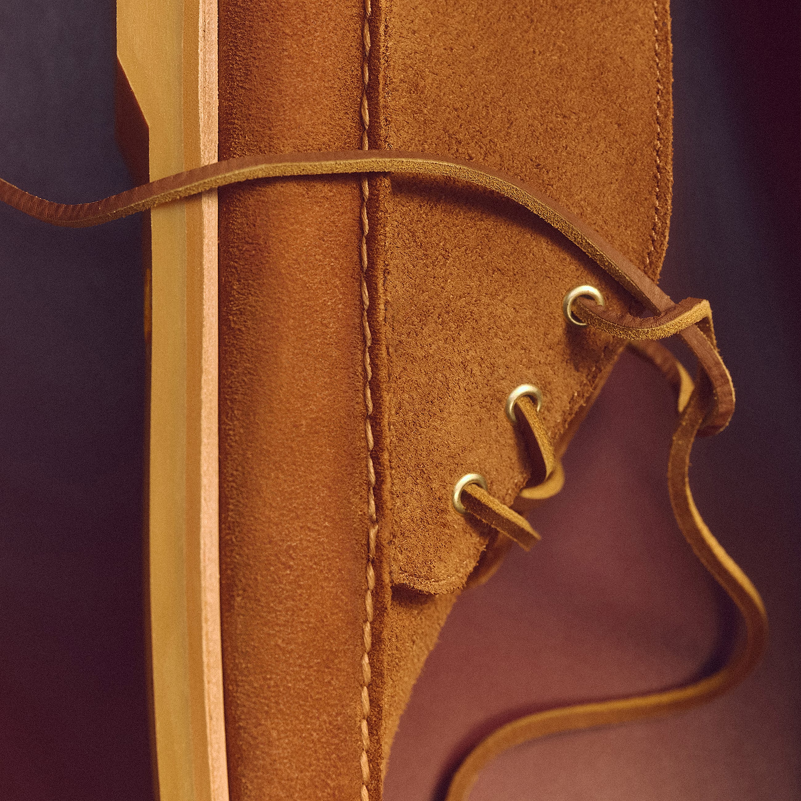 Bota de Vela Artesanal Mid para Homem em castanho TBL castanho MKTG2