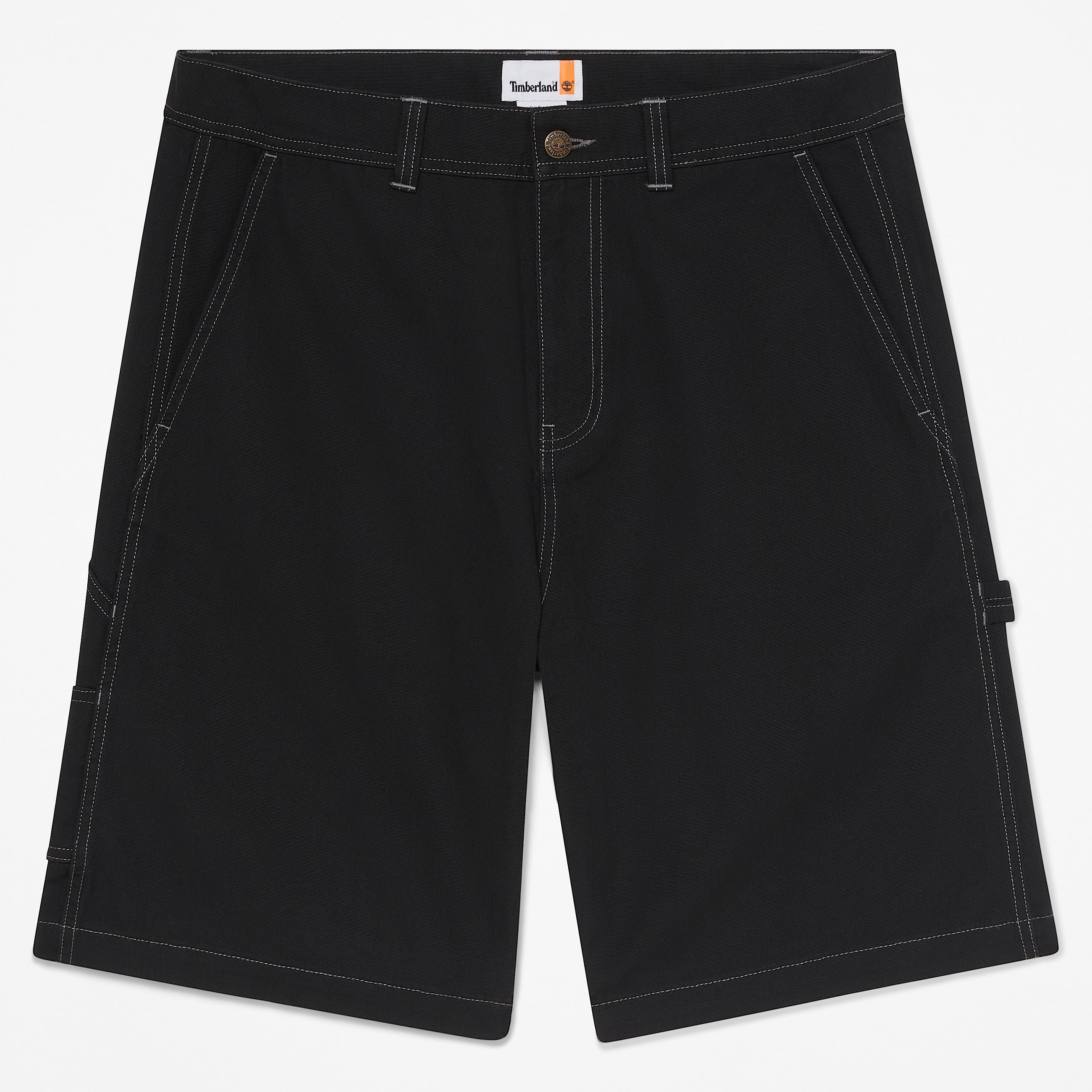 All Gender CarpenterShorts aus gewaschenem DuckCanvas in Schwarz TBL Schwarz HERO