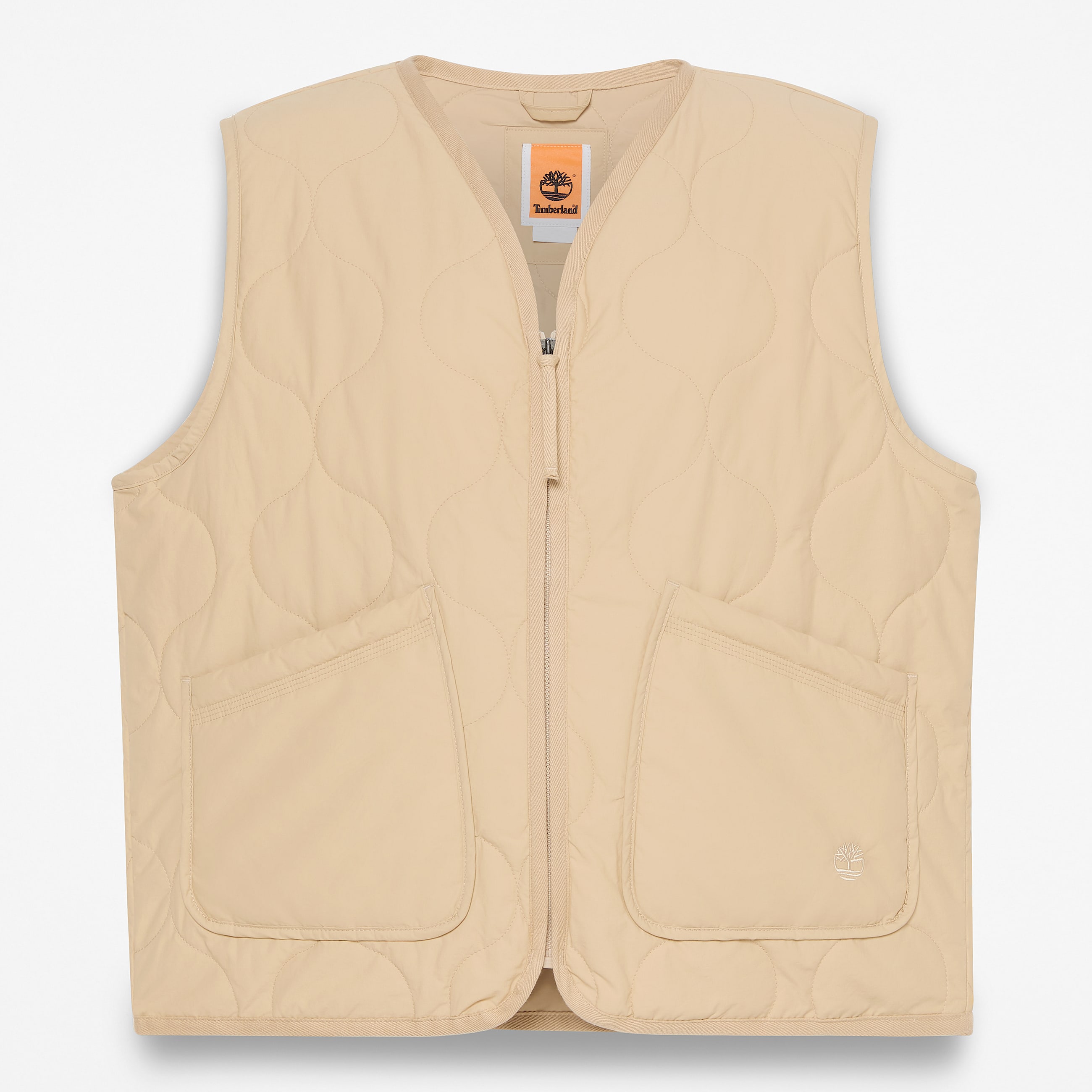 All Gender Quilted Vest in Beige TBL No Color HERO