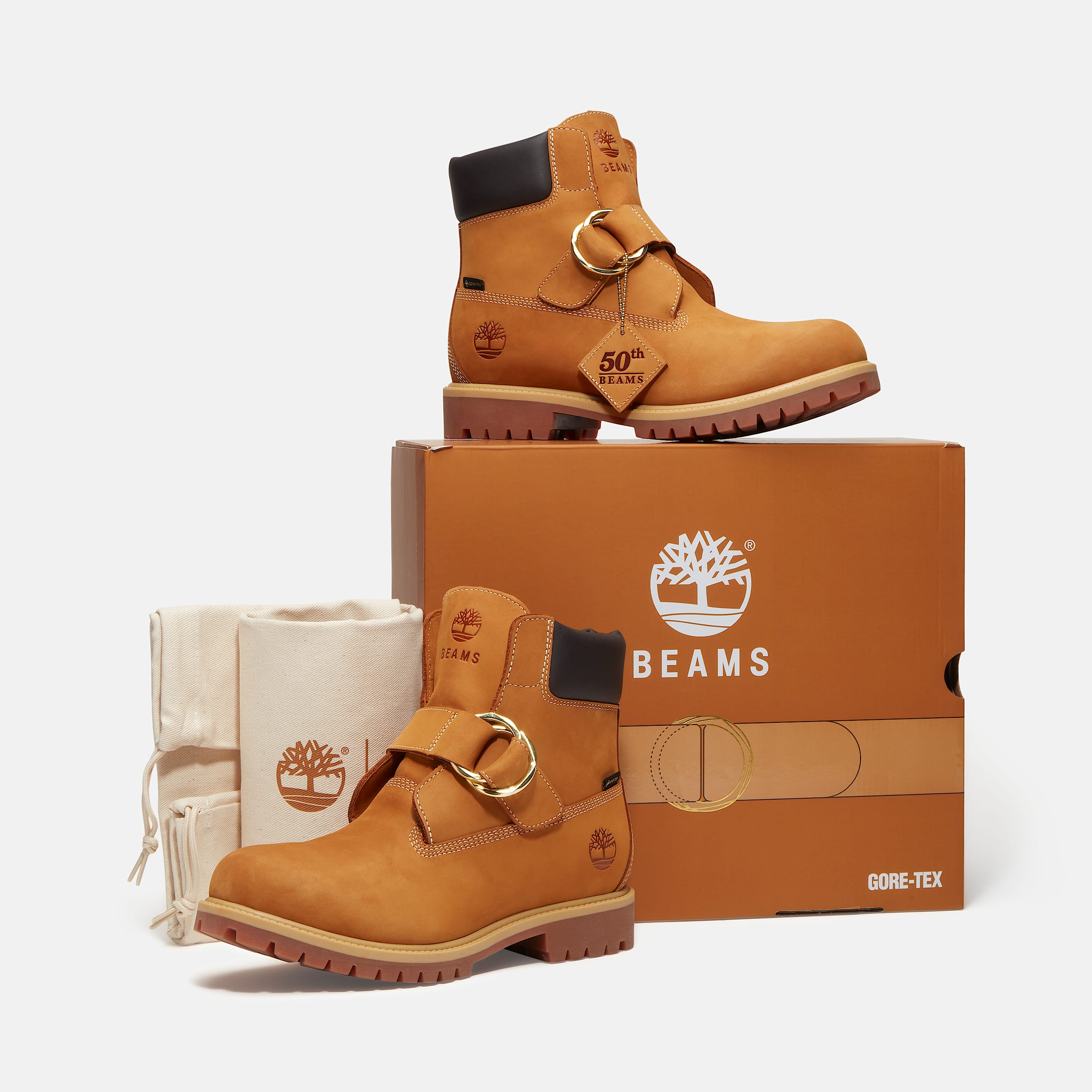 Timberland x BEAMS Buckle Boot mit GORETEXMembran fr Herren in GelbBraun TBL Braun ALT11