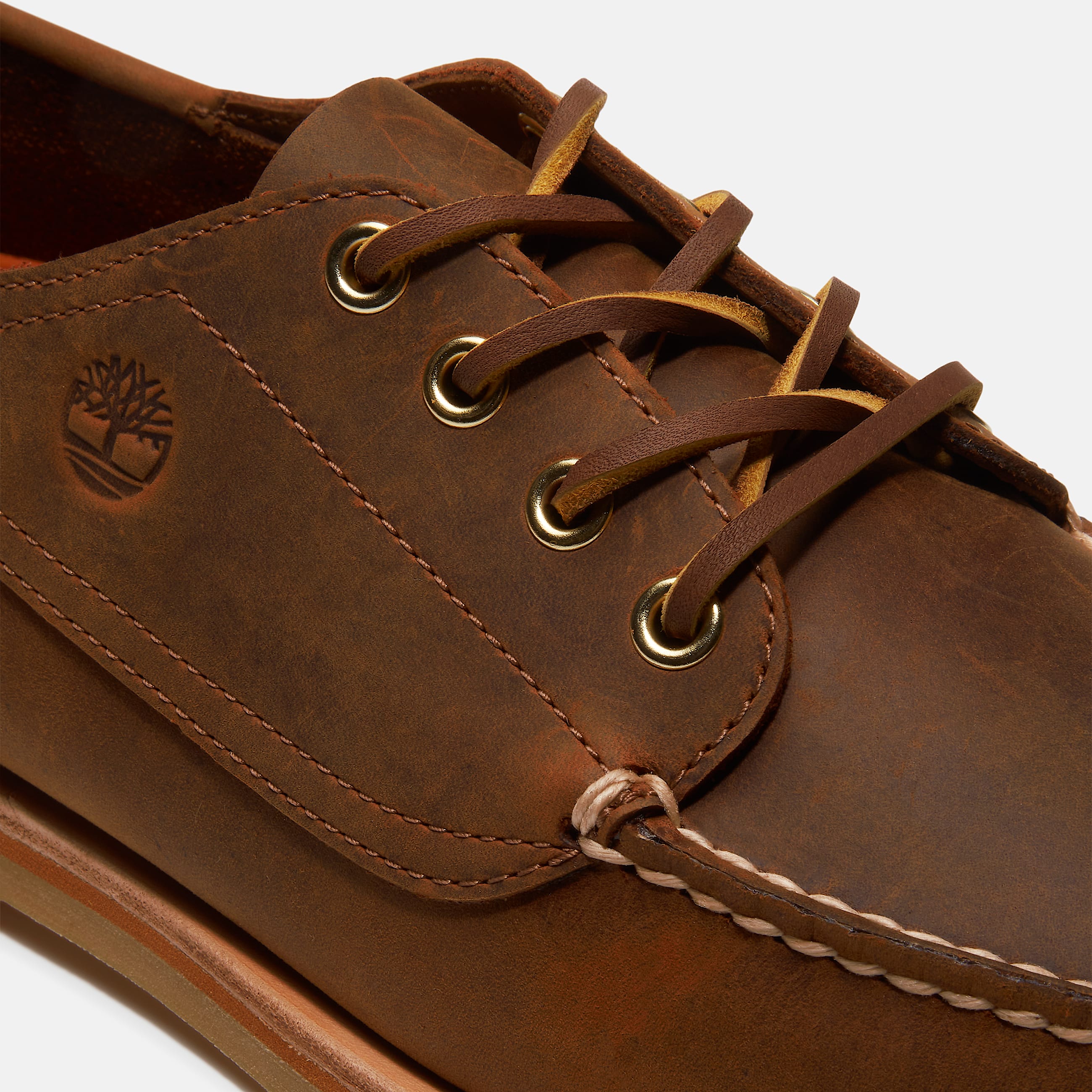 Handgefertigter Bootsschuh fr Herren in Braun TBL Braun ALT7