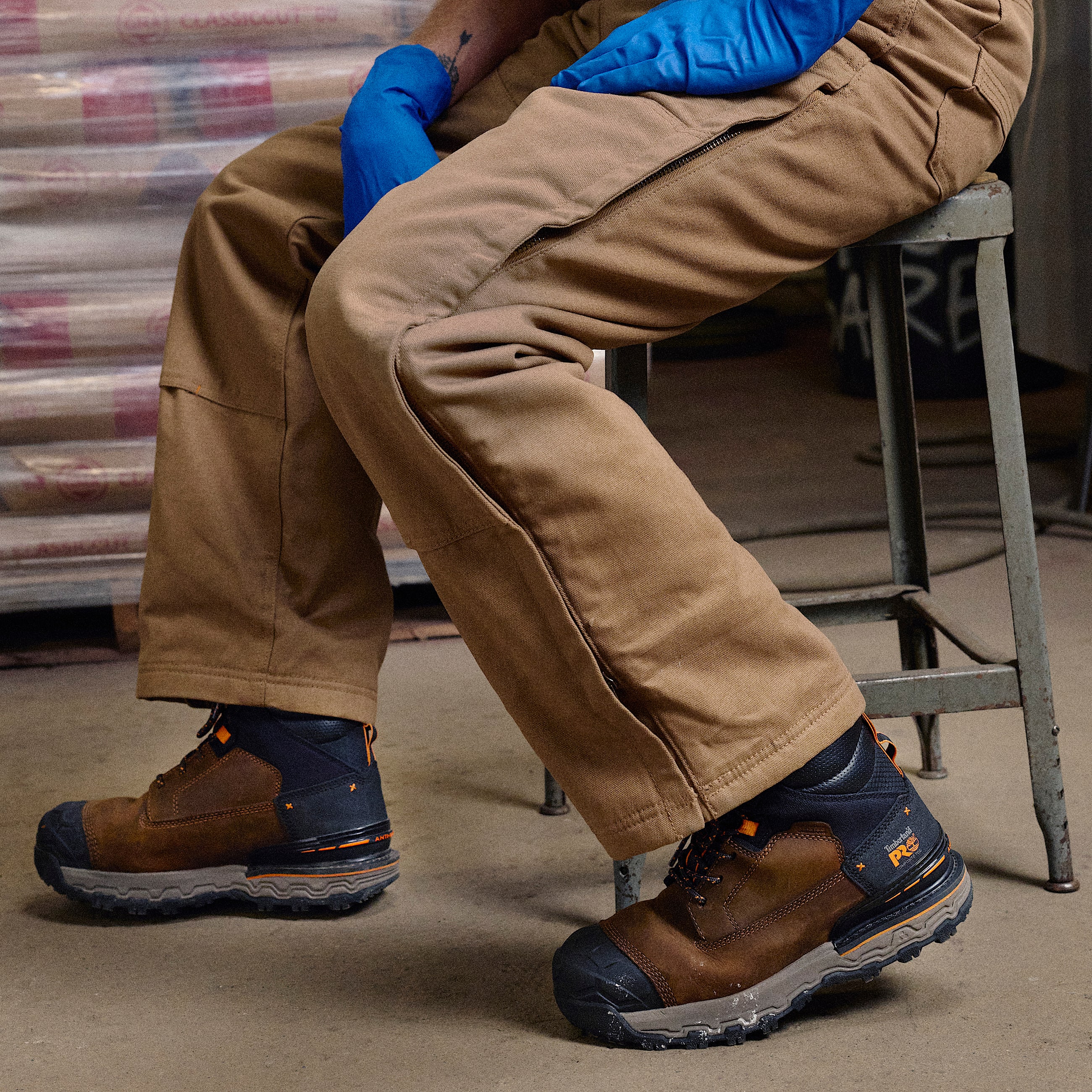 Bottine de scurit isole et impermable  embout composite Boondock Ultralight 6 pour homme en marron TBL marron ALT3