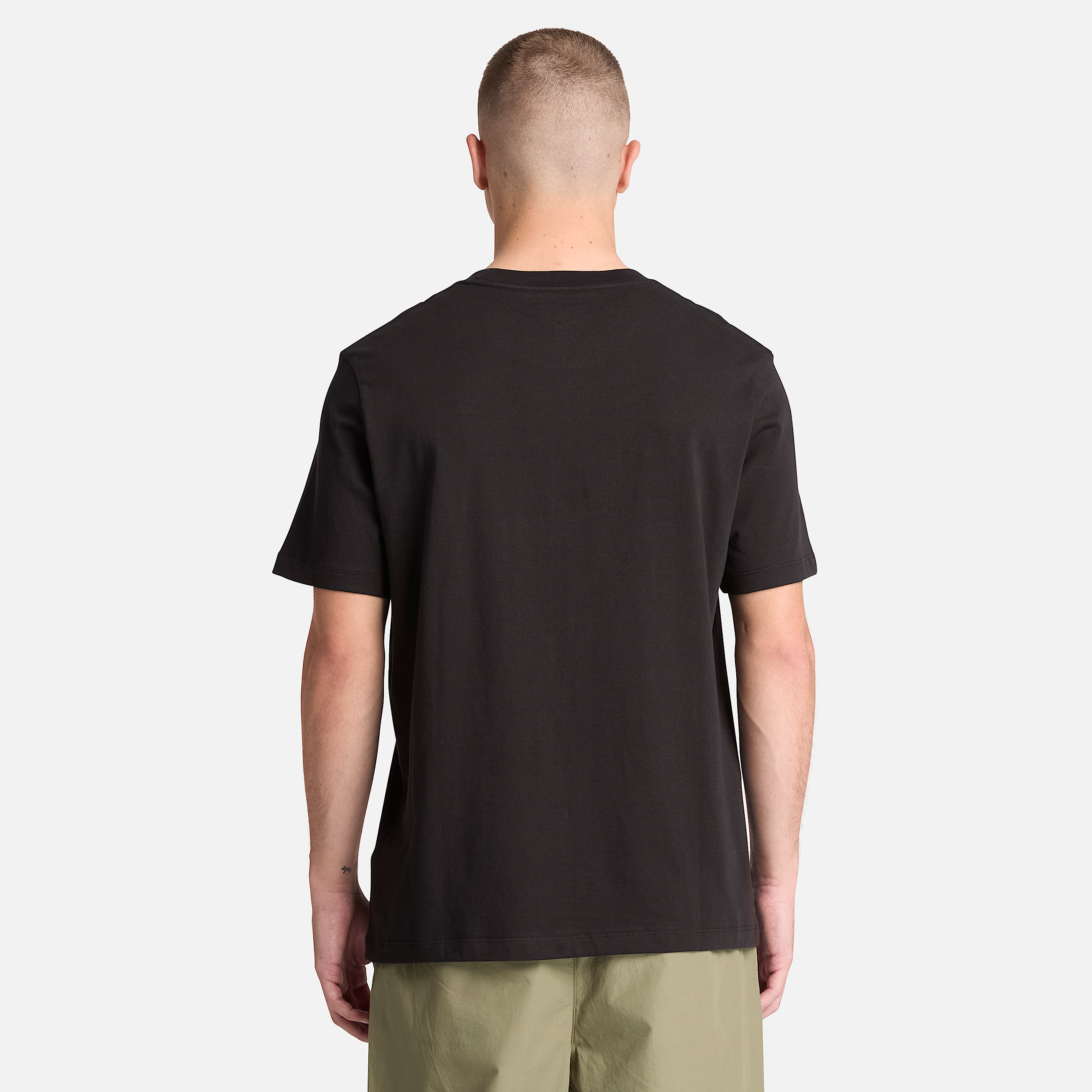 Uniseks Milan Tshirt met korte mouwen in zwart TBL zwart ALT8