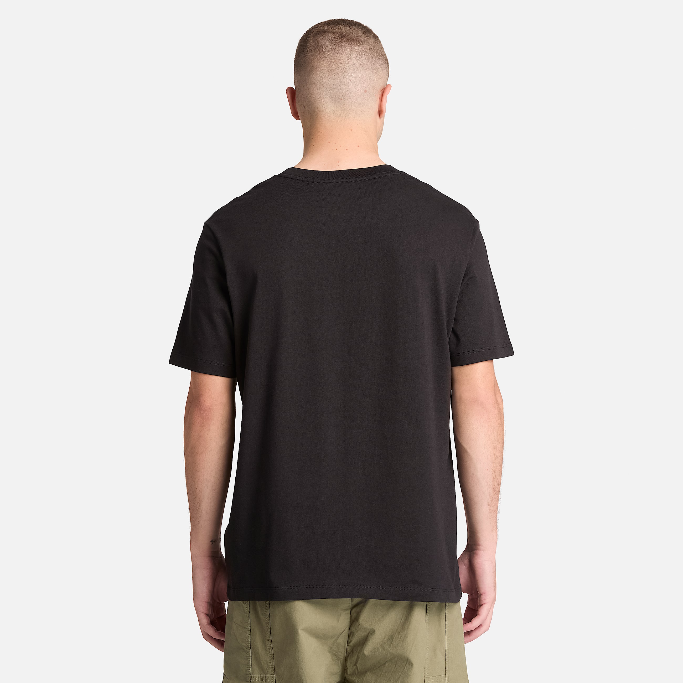 Uniseks Berlin Tshirt met korte mouwen in zwart TBL zwart ALT8