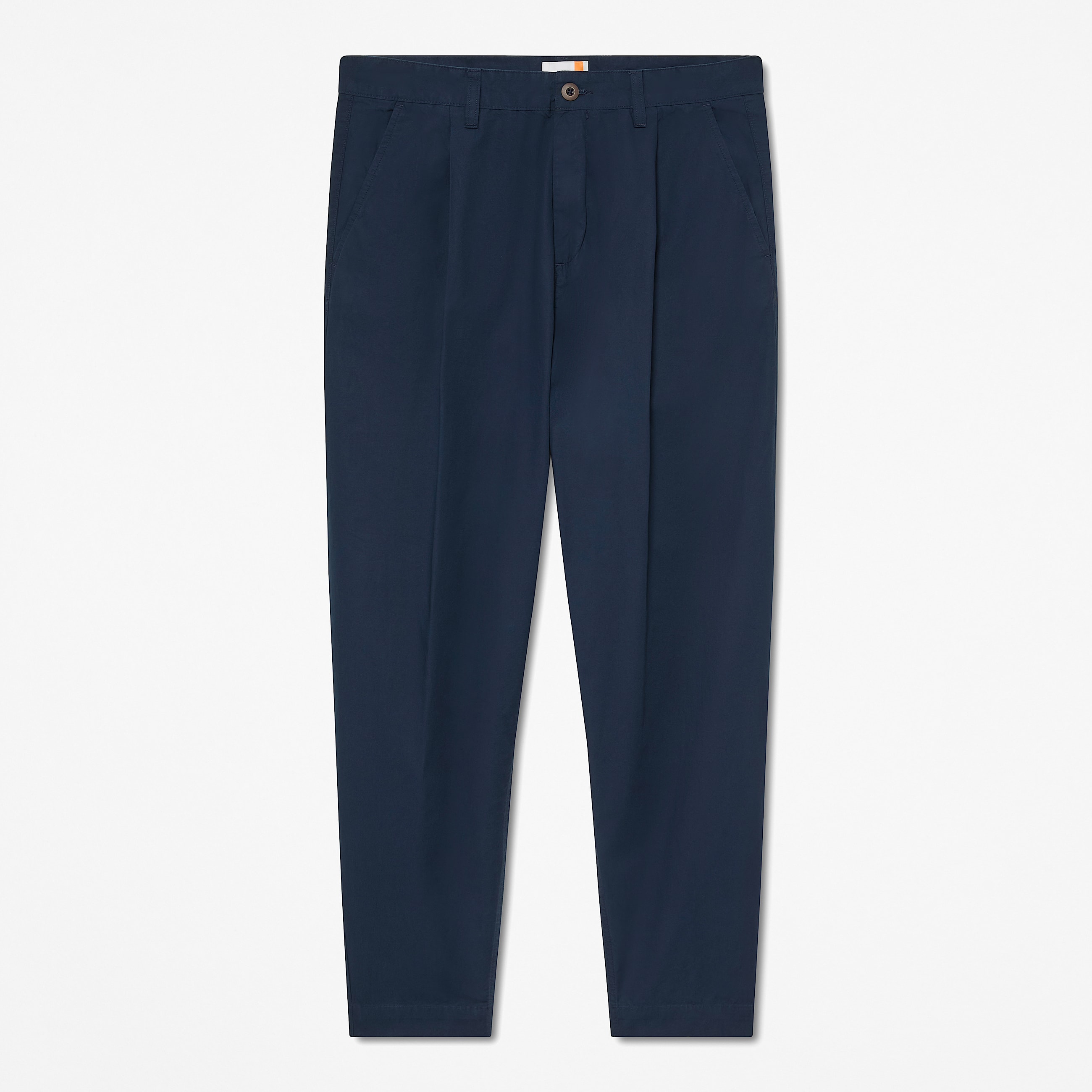 Pantalon chino pliss en popeline Claremont pour homme en bleu fonc TBL bleu HERO