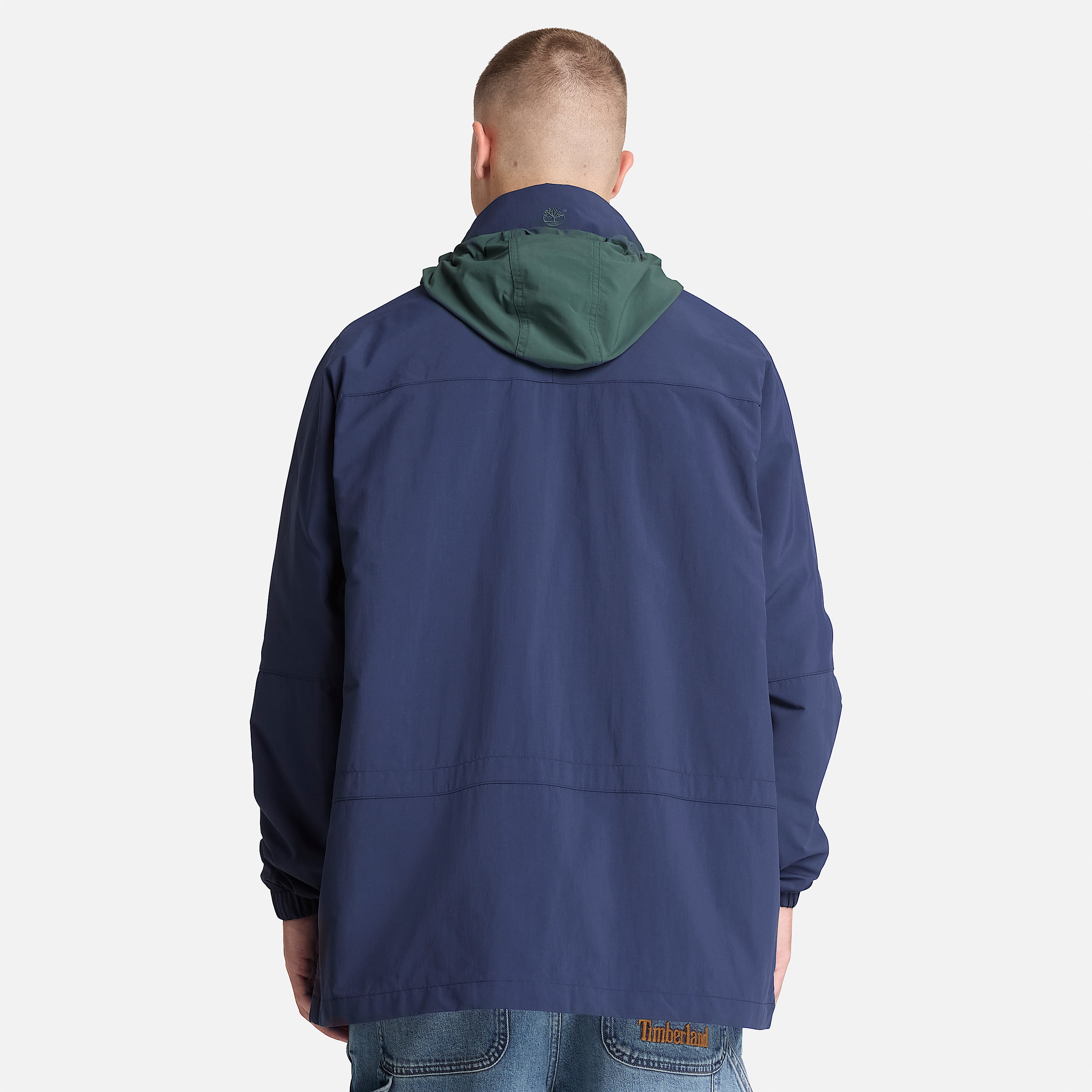 All Gender Timberland x BEAMS Nylon ZipUp Convertible Jacket in Dark Blue TBL Blue ALT3