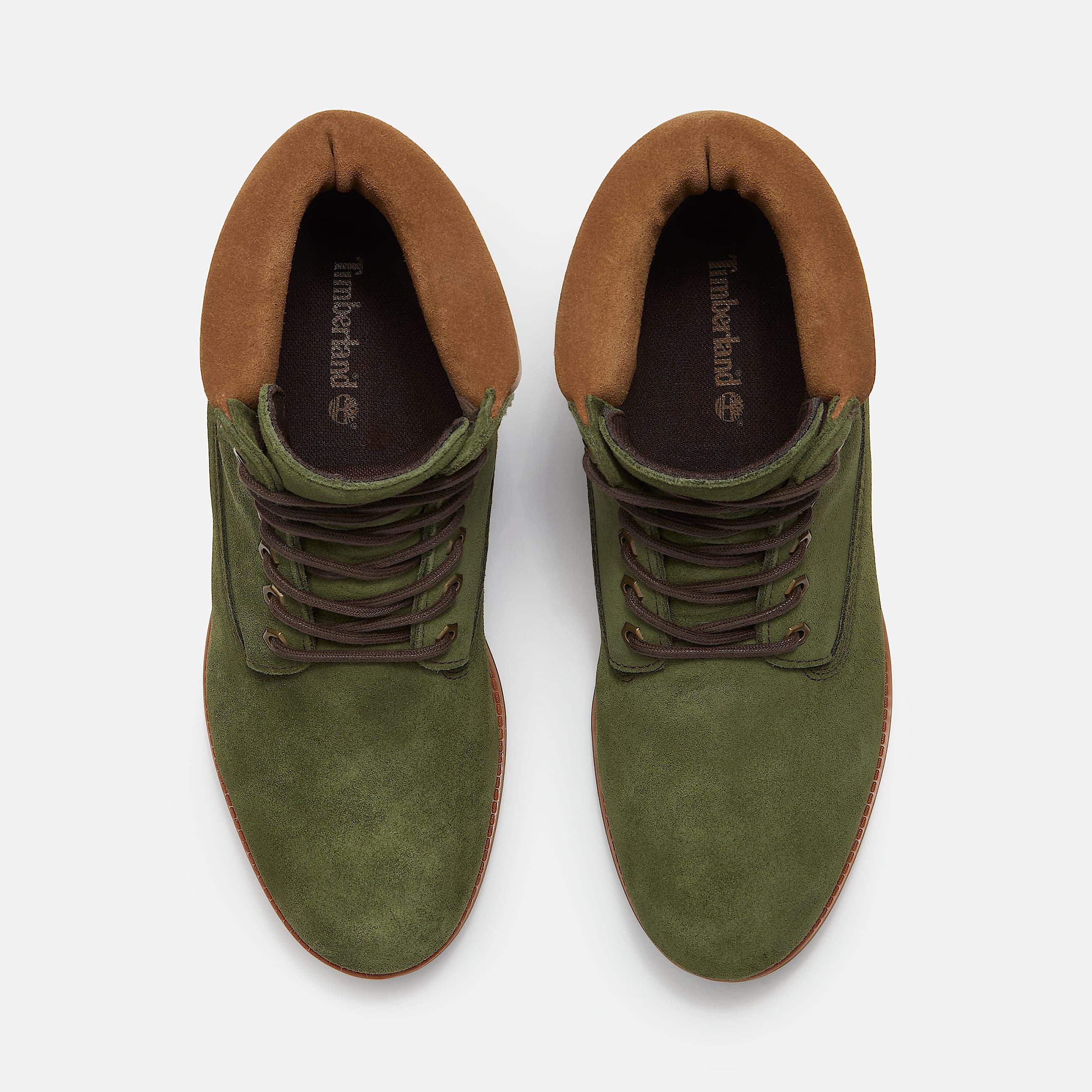 Timberland Premium 6Inch Waterproof Boot for Men in Green TBL Green ALT2