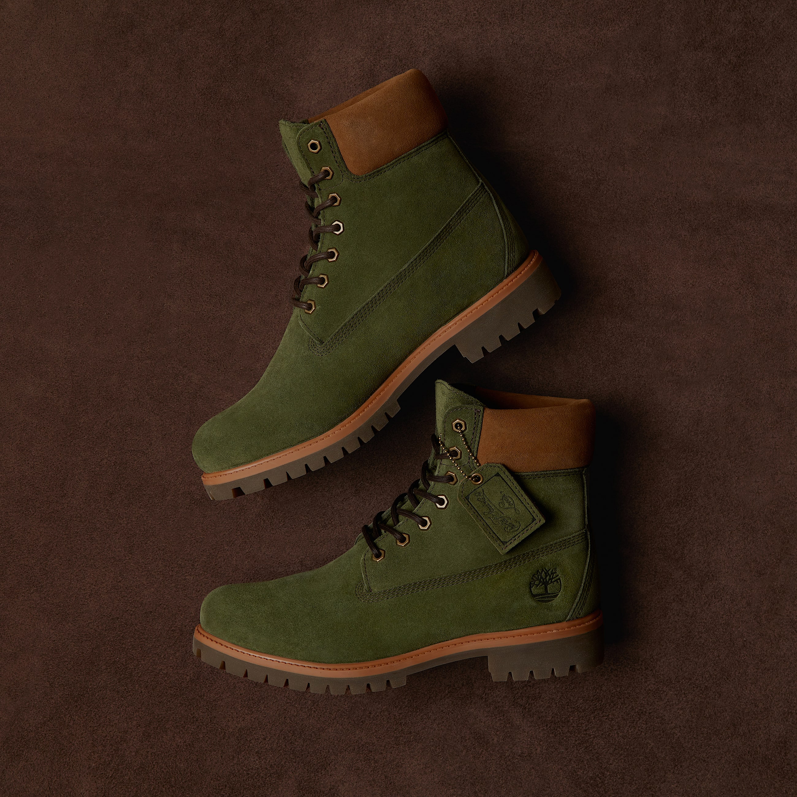 Timberland Premium 6Inch Waterproof Boot for Men in Green TBL Green MKTG2