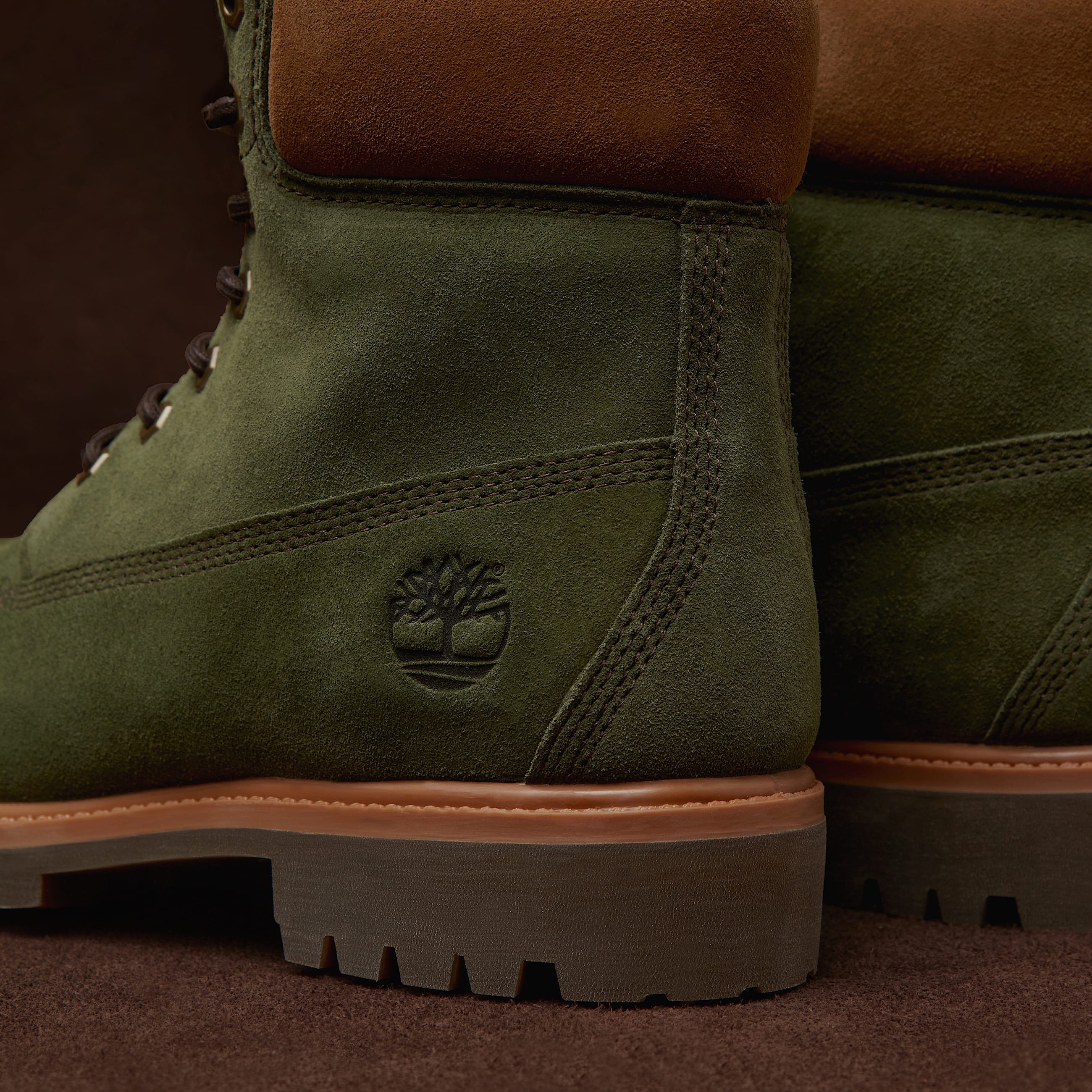 Timberland Premium 6Inch Waterproof Boot for Men in Green TBL Green MKTG3