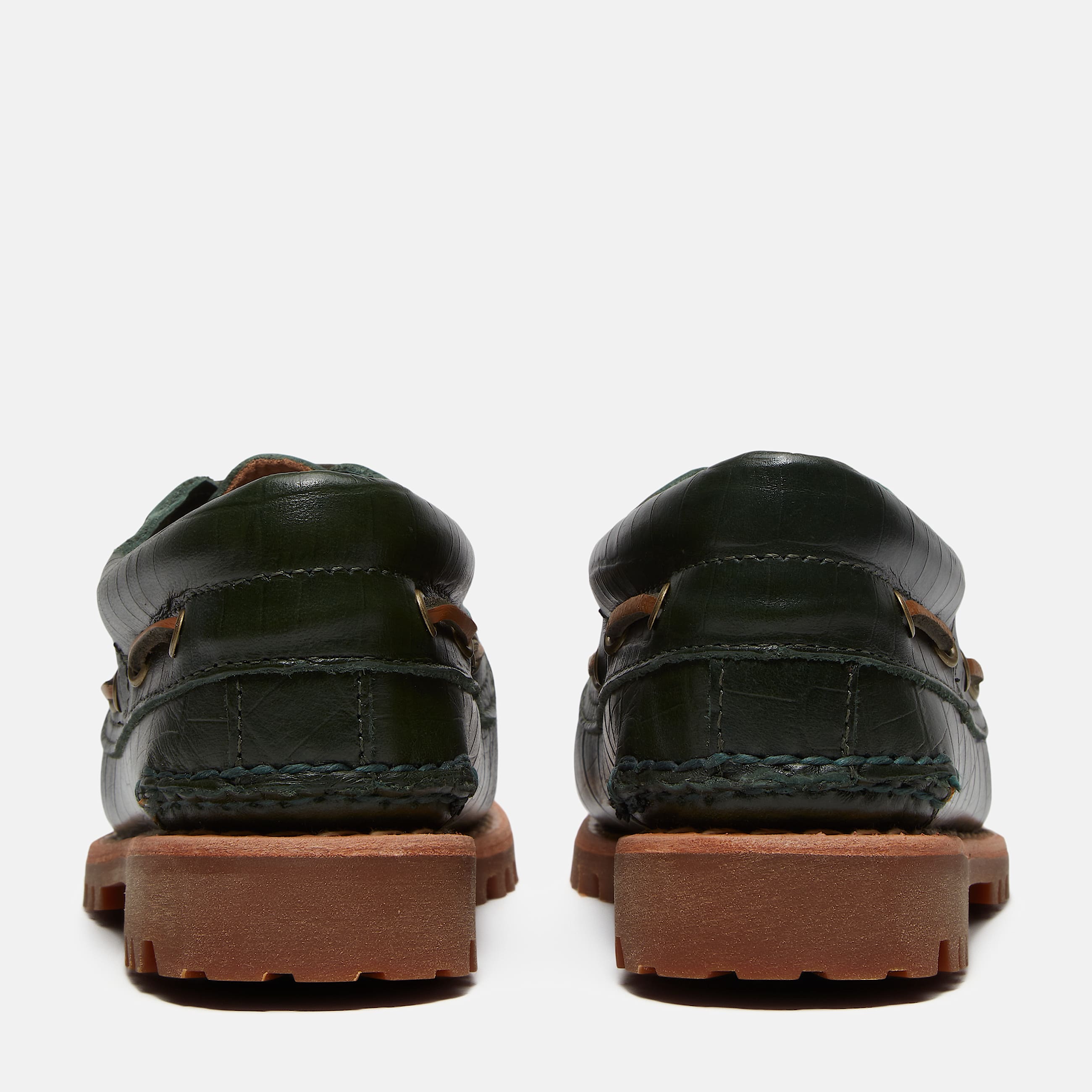 Timberland Authentic 3Eye Boat Shoe for Women in Dark Green TBL Green ALT5
