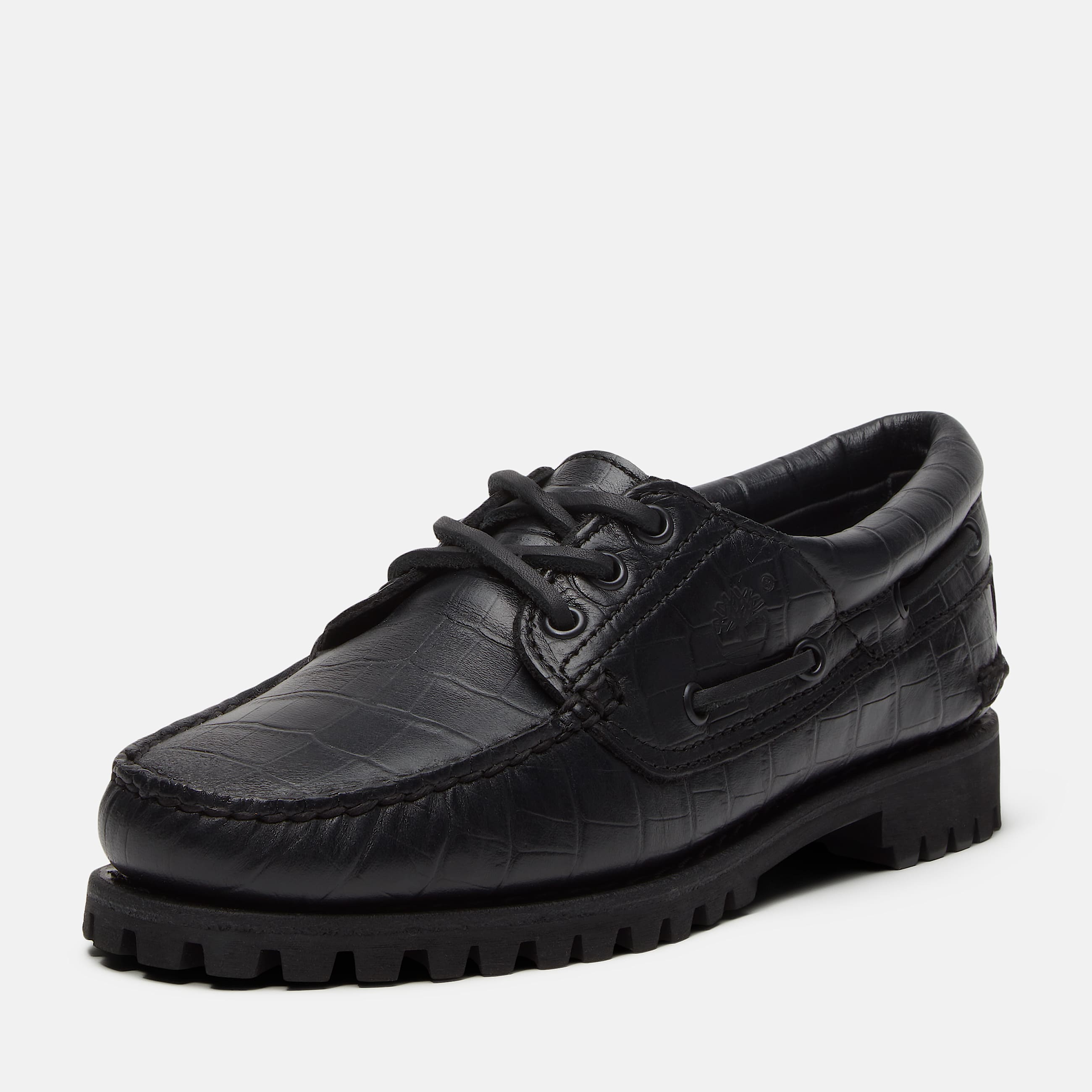 Timberland Authentic 3Eye Boat Shoe for Women in Black TBL Black ALT9