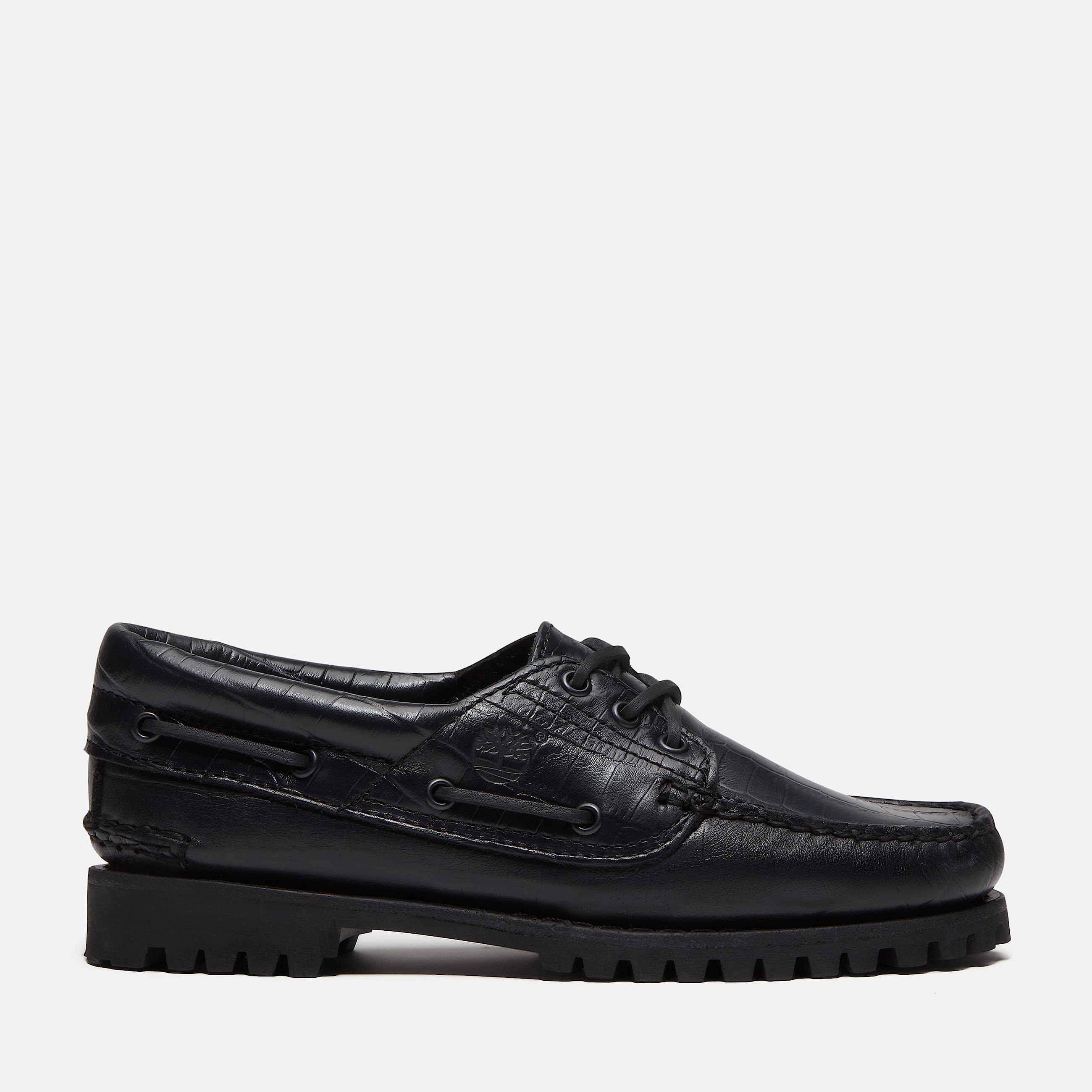 Timberland Authentic 3Eye Boat Shoe for Women in Black TBL Black HERO