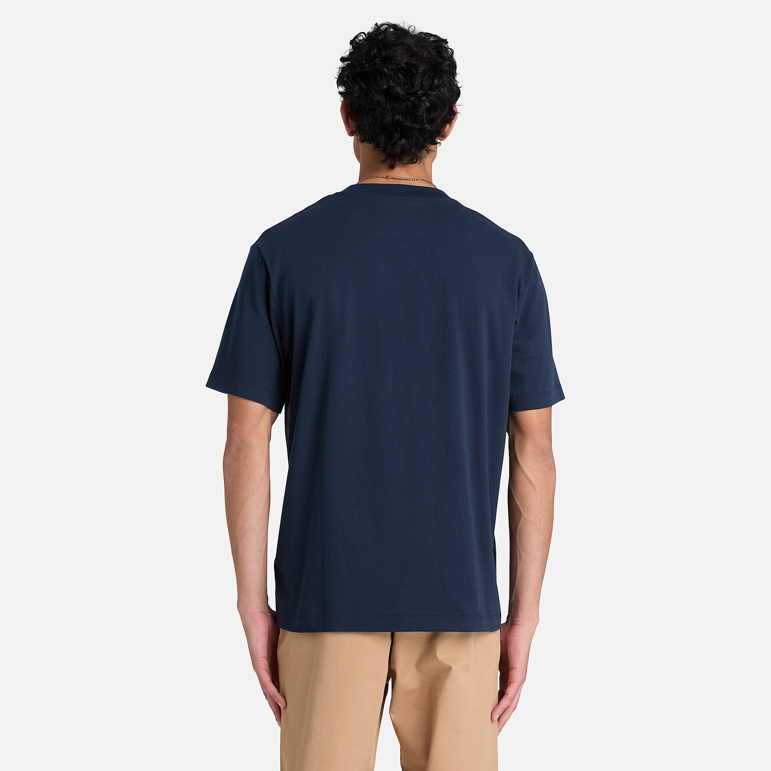 KurzarmTShirt mit traditionellem Siegel fr Herren in Dunkelblau TBL Blau ALT8